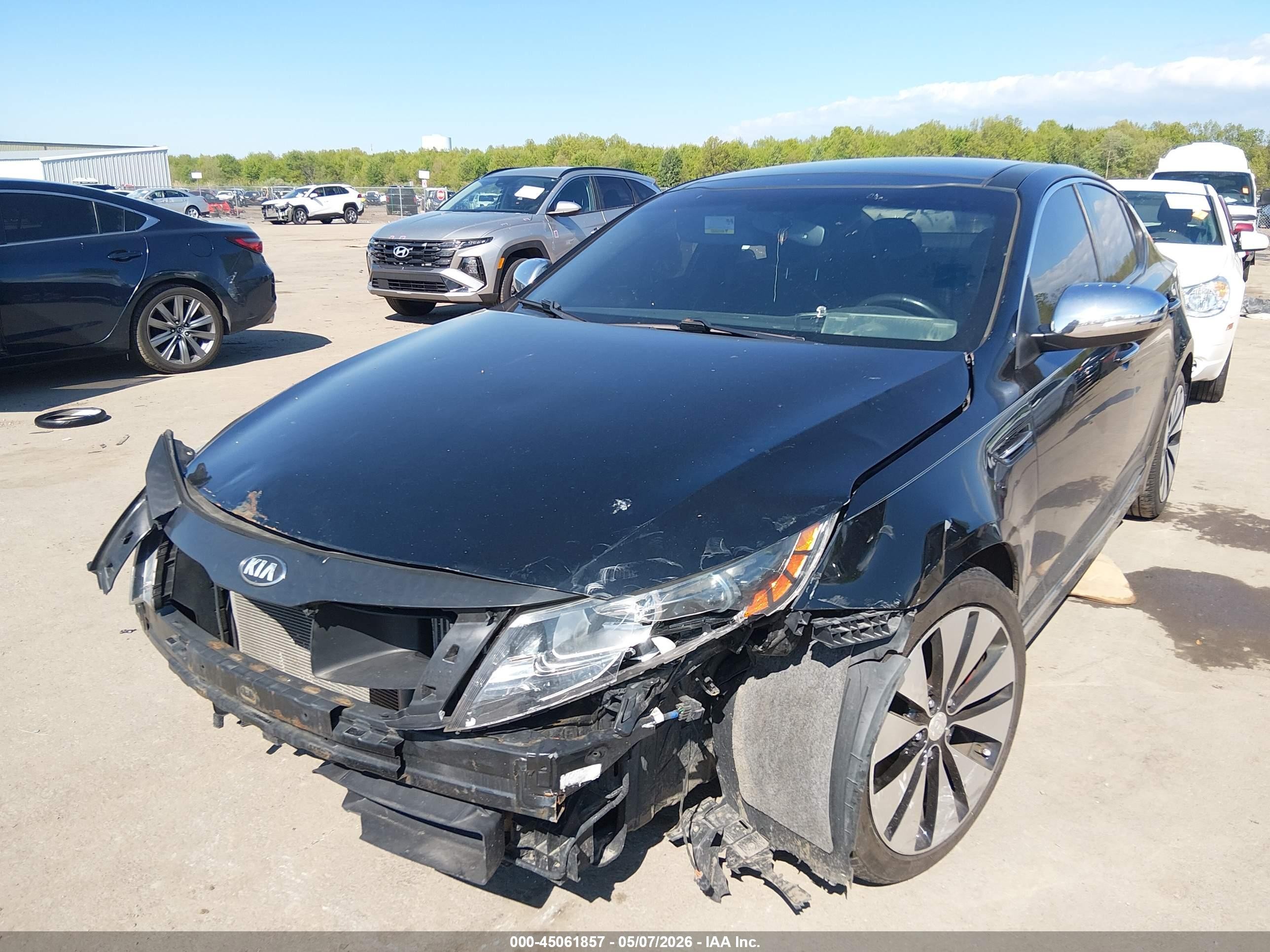 2013 Kia Optima Sx Черный vin: 5XXGR4A63DG095155