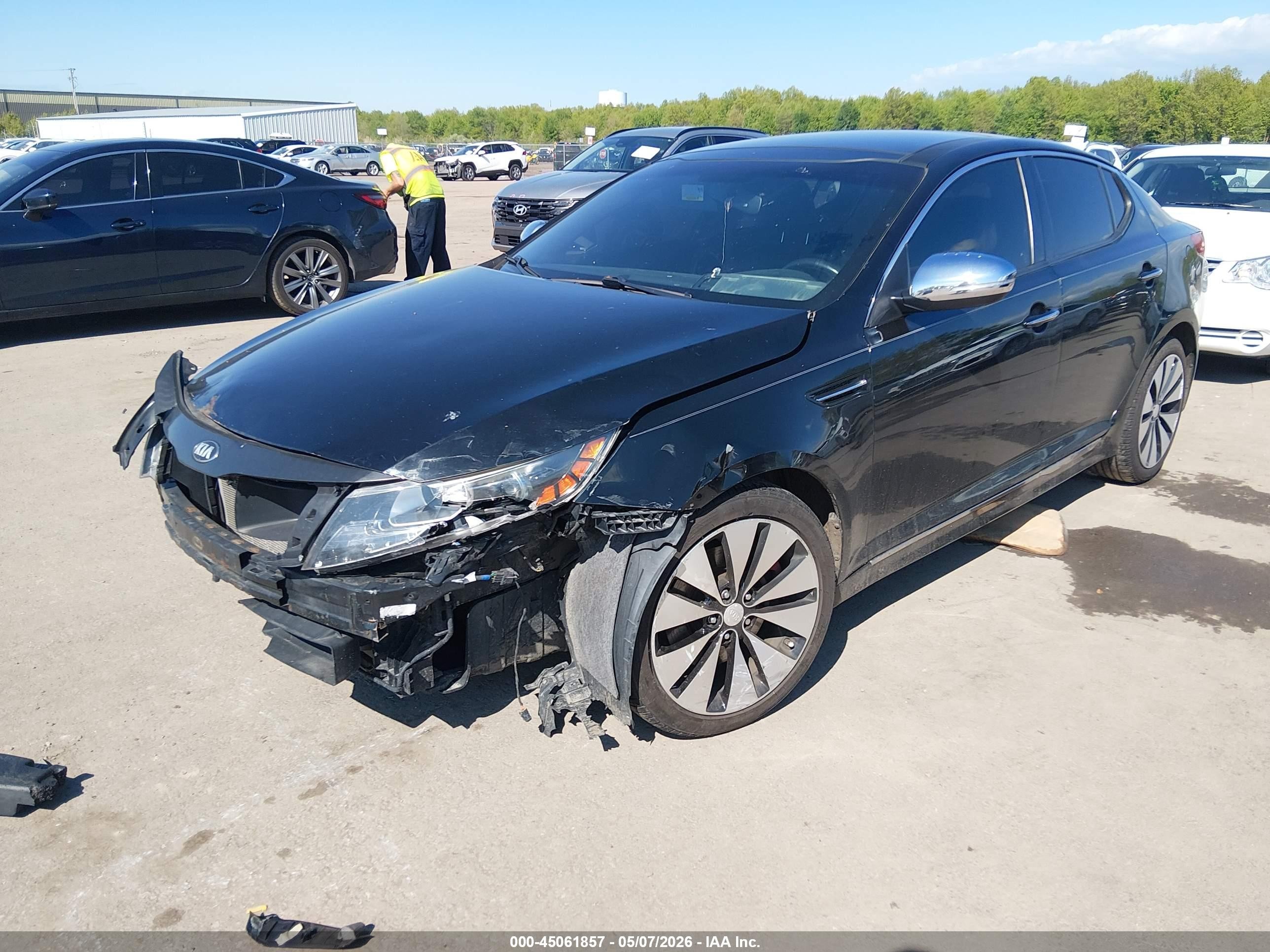 2013 Kia Optima Sx Черный vin: 5XXGR4A63DG095155