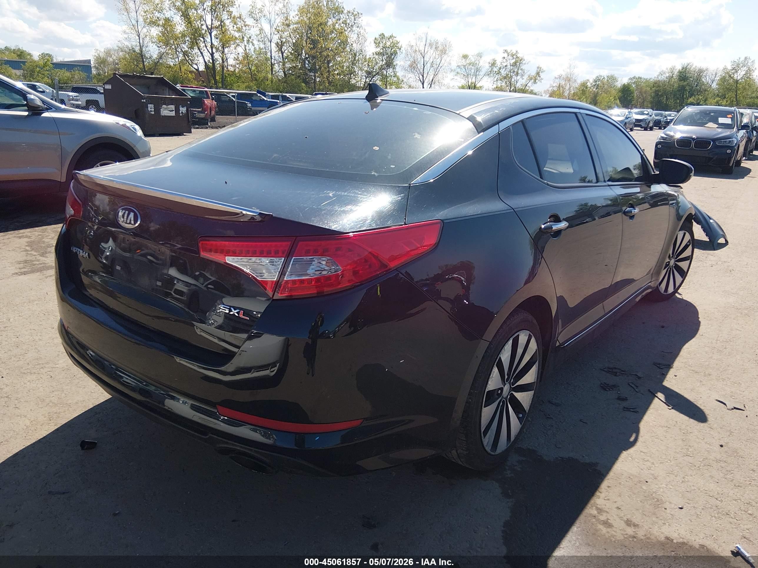 2013 Kia Optima Sx Черный vin: 5XXGR4A63DG095155