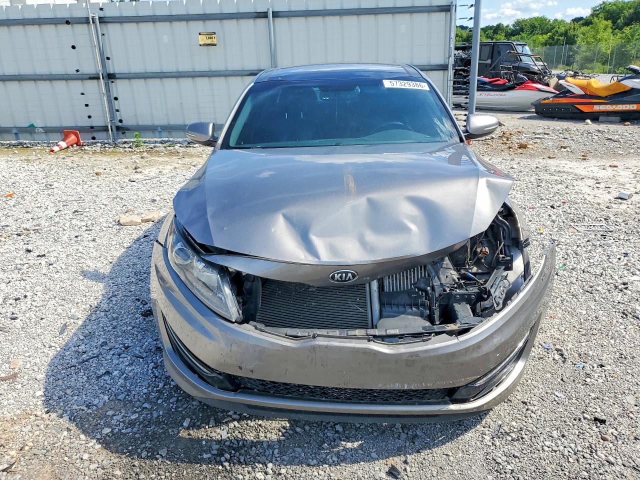 2013 Kia Optima Gray vin: 5XXGR4A63DG199094