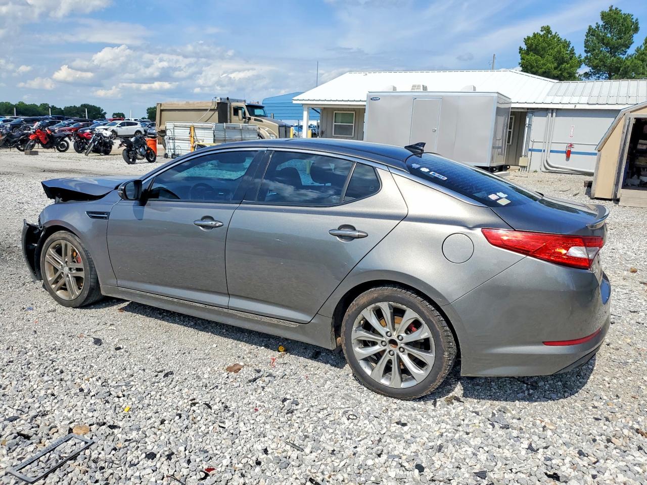 2013 Kia Optima Gray vin: 5XXGR4A63DG199094