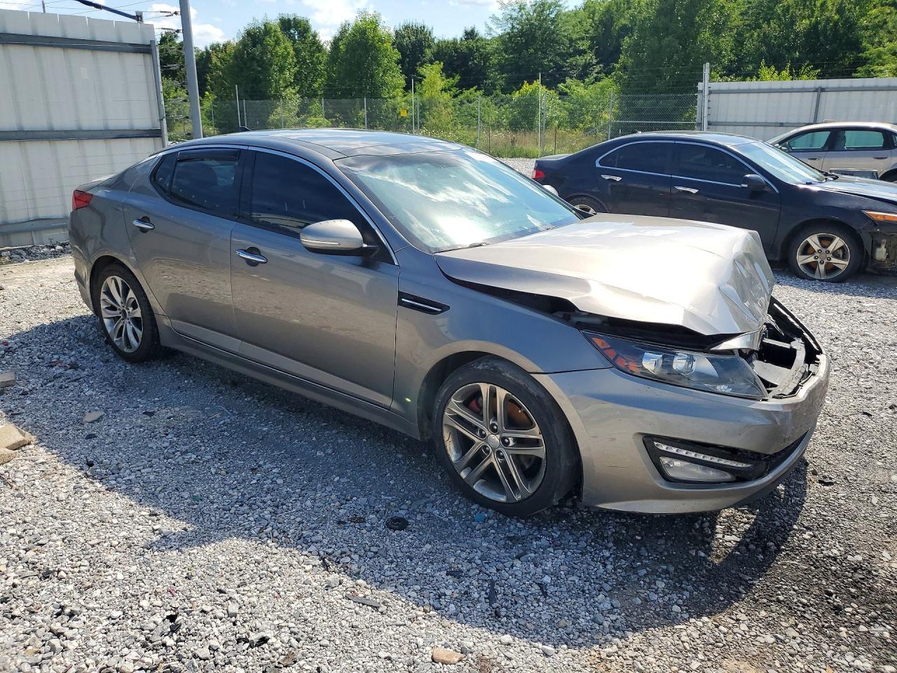 2013 Kia Optima Gray vin: 5XXGR4A63DG199094