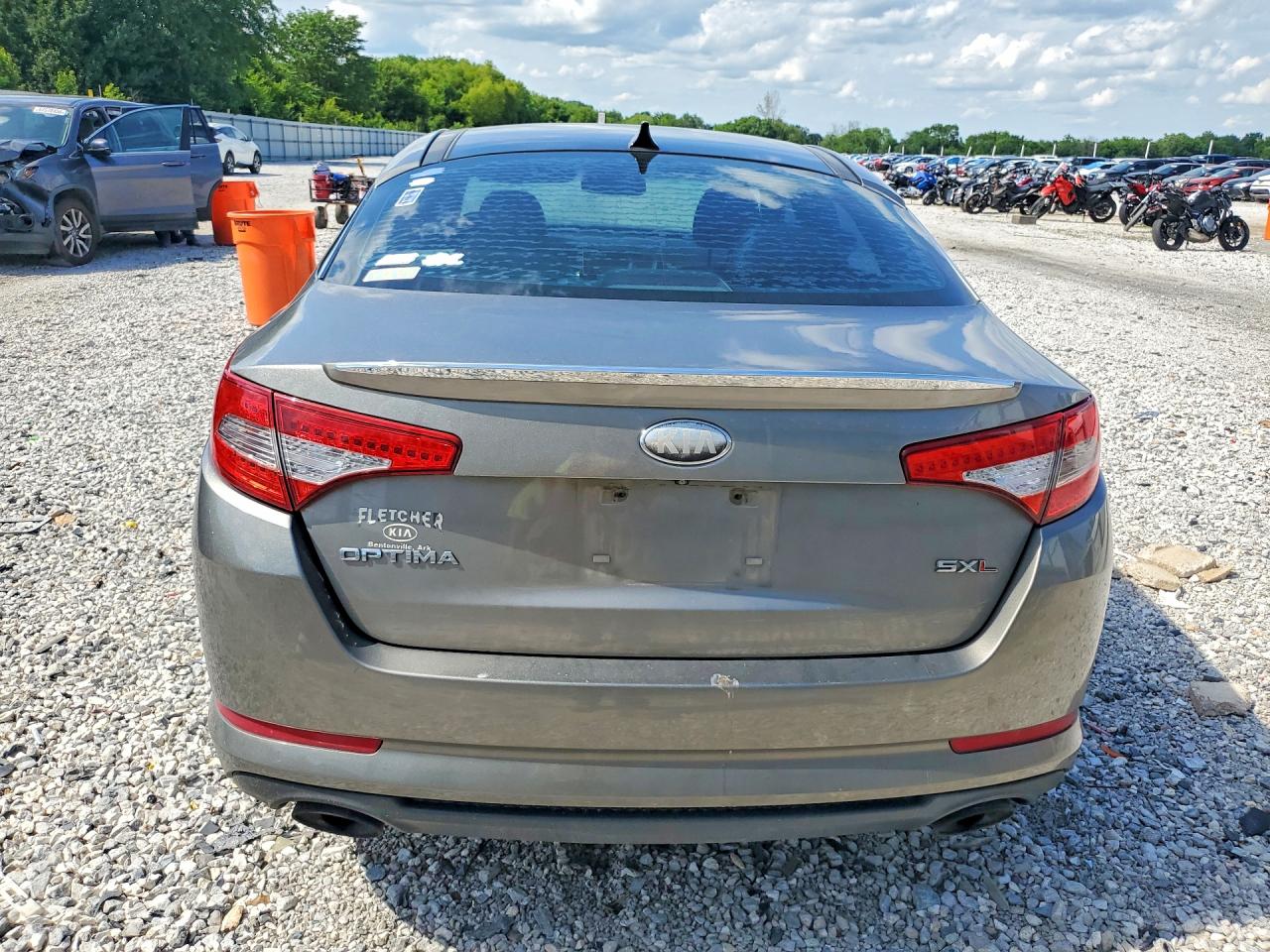 2013 Kia Optima Gray vin: 5XXGR4A63DG199094