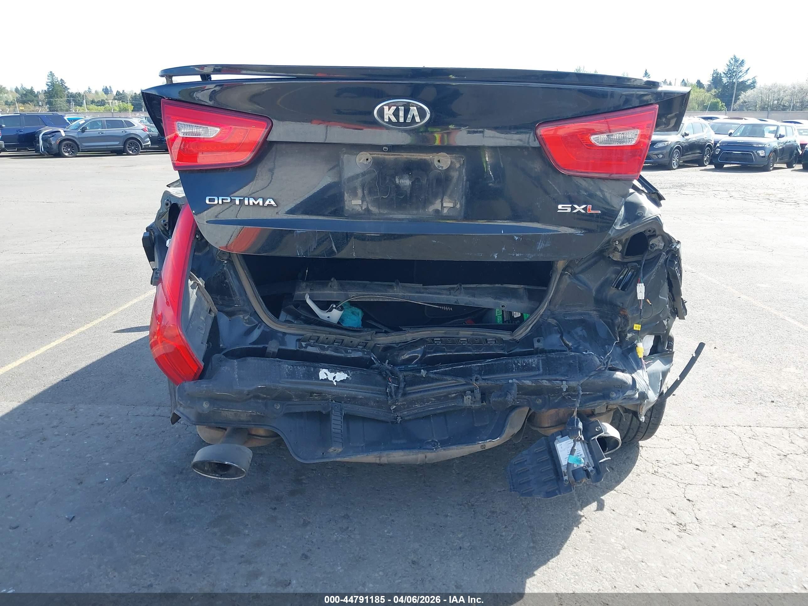 2015 Kia Optima Sxl Turbo Black vin: 5XXGR4A63FG362197