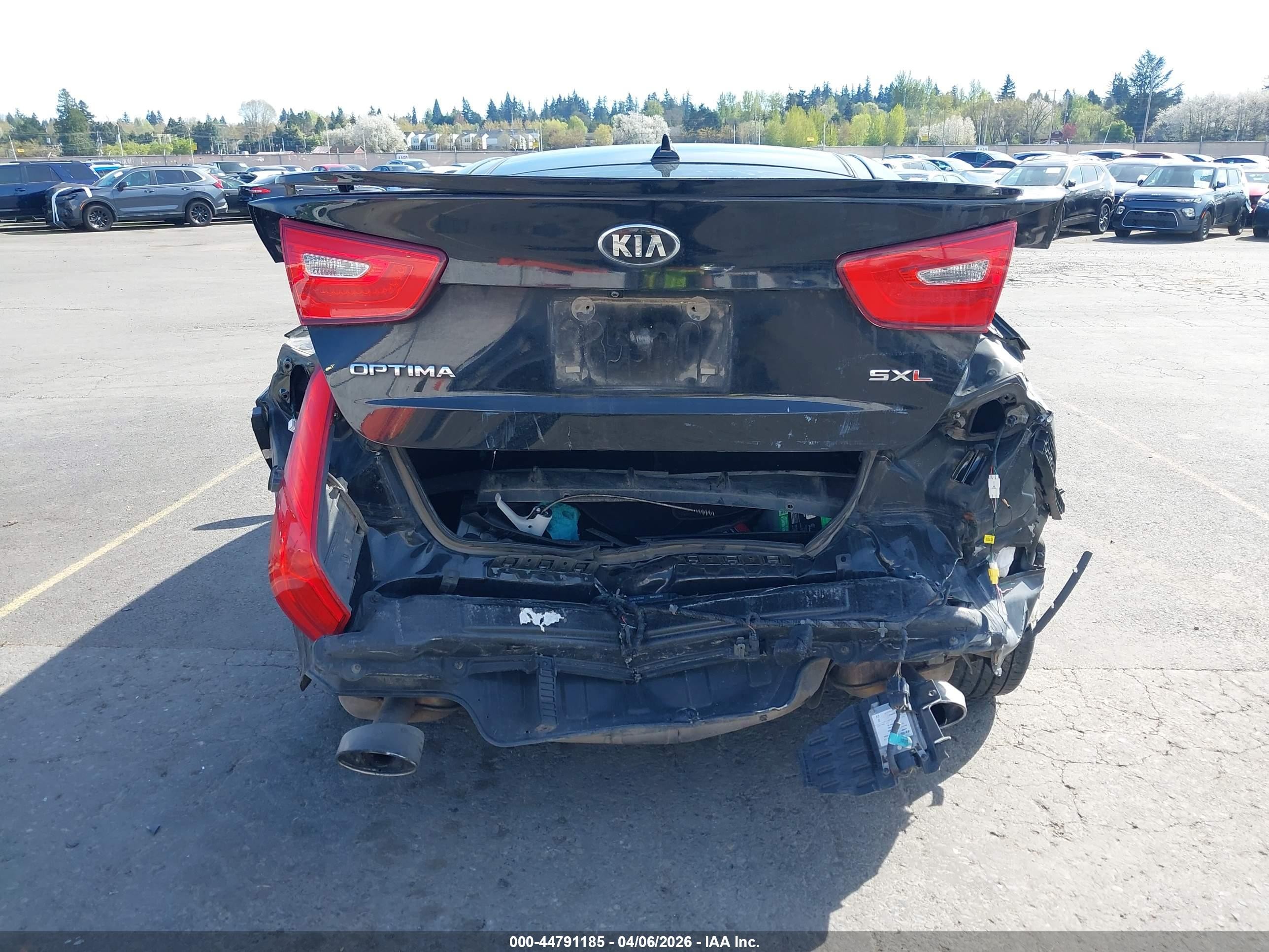 2015 Kia Optima Sxl Turbo Black vin: 5XXGR4A63FG362197