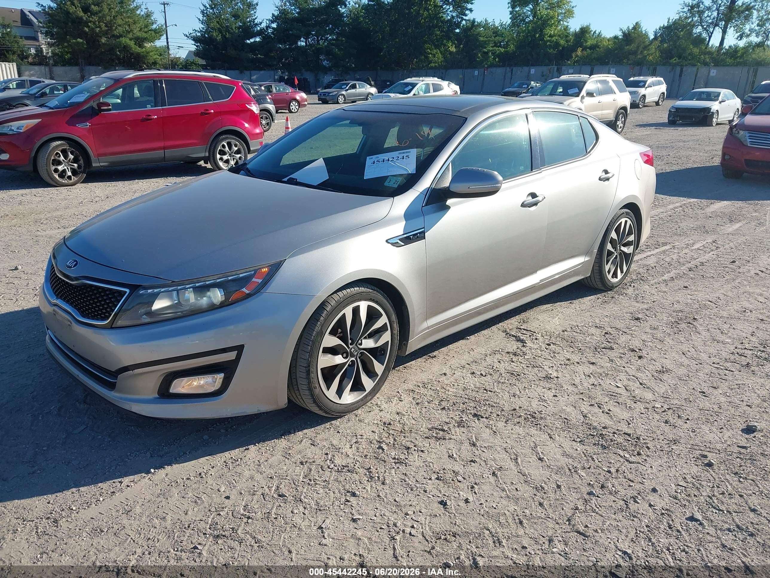 2015 Kia Optima Sx Turbo Beige vin: 5XXGR4A63FG473767