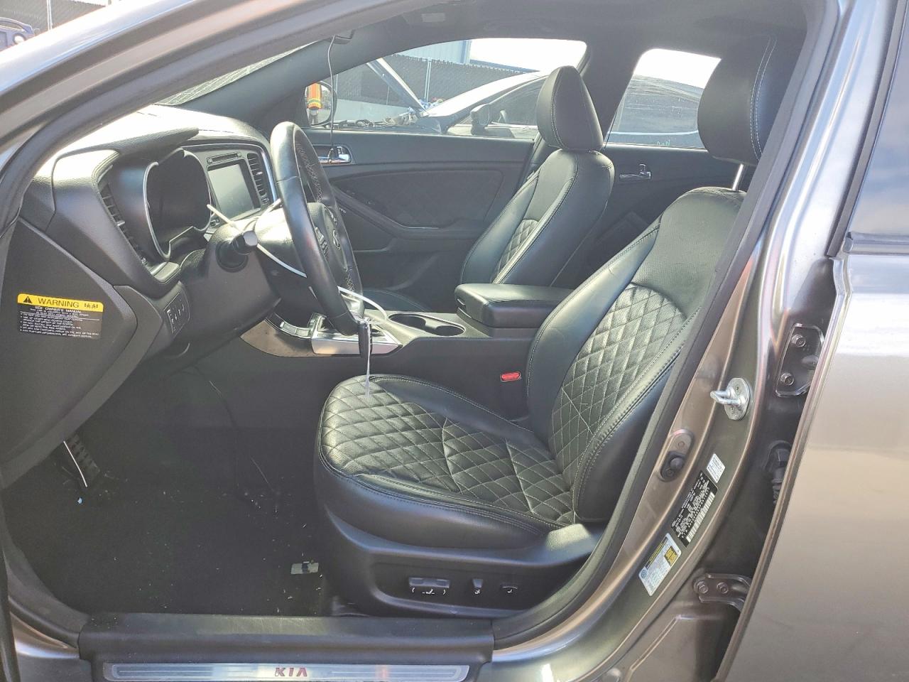 2015 Kia Optima Sx Gray vin: 5XXGR4A63FG511577