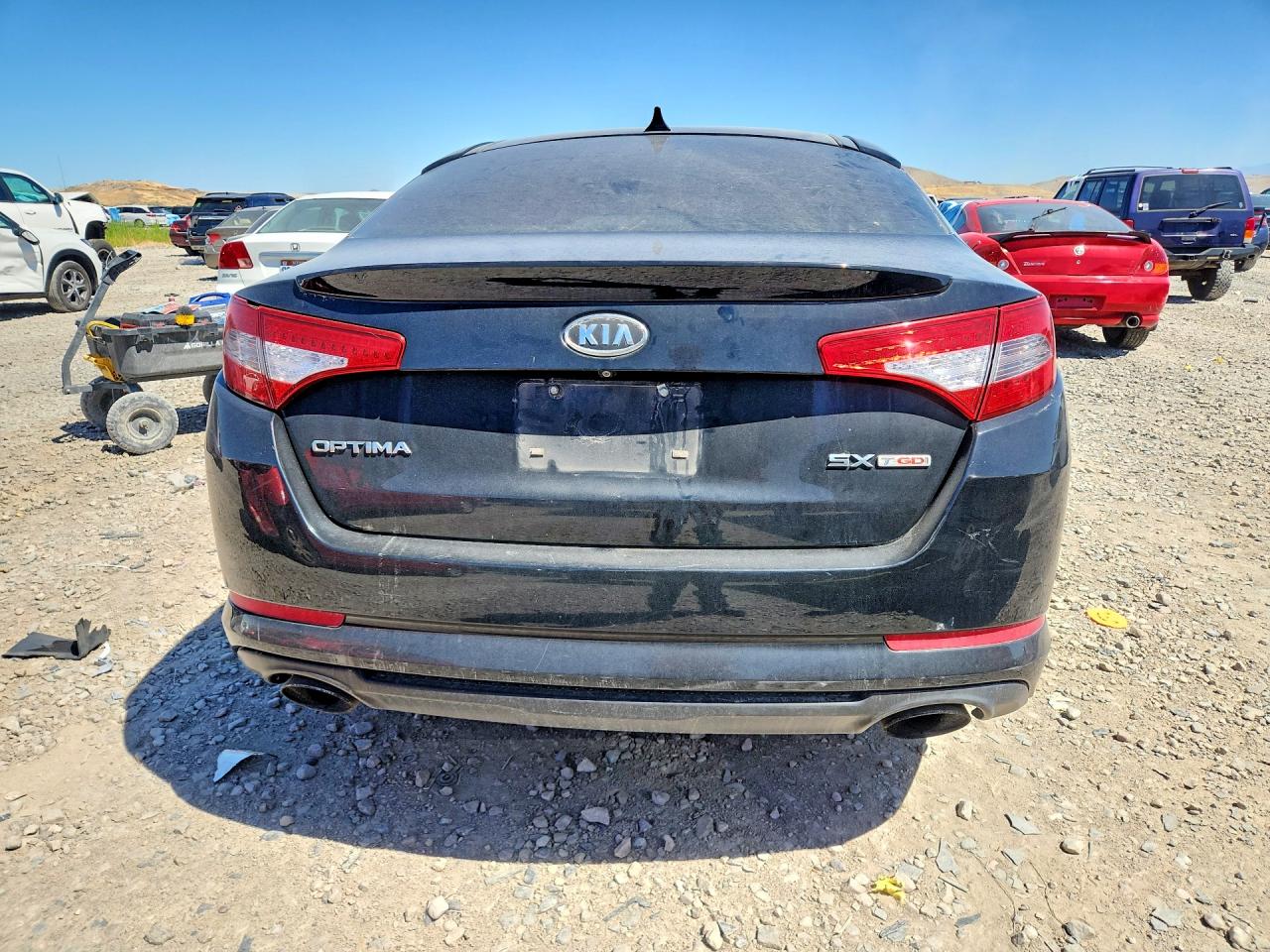2012 Kia Optima Sx Черный vin: 5XXGR4A64CG001427