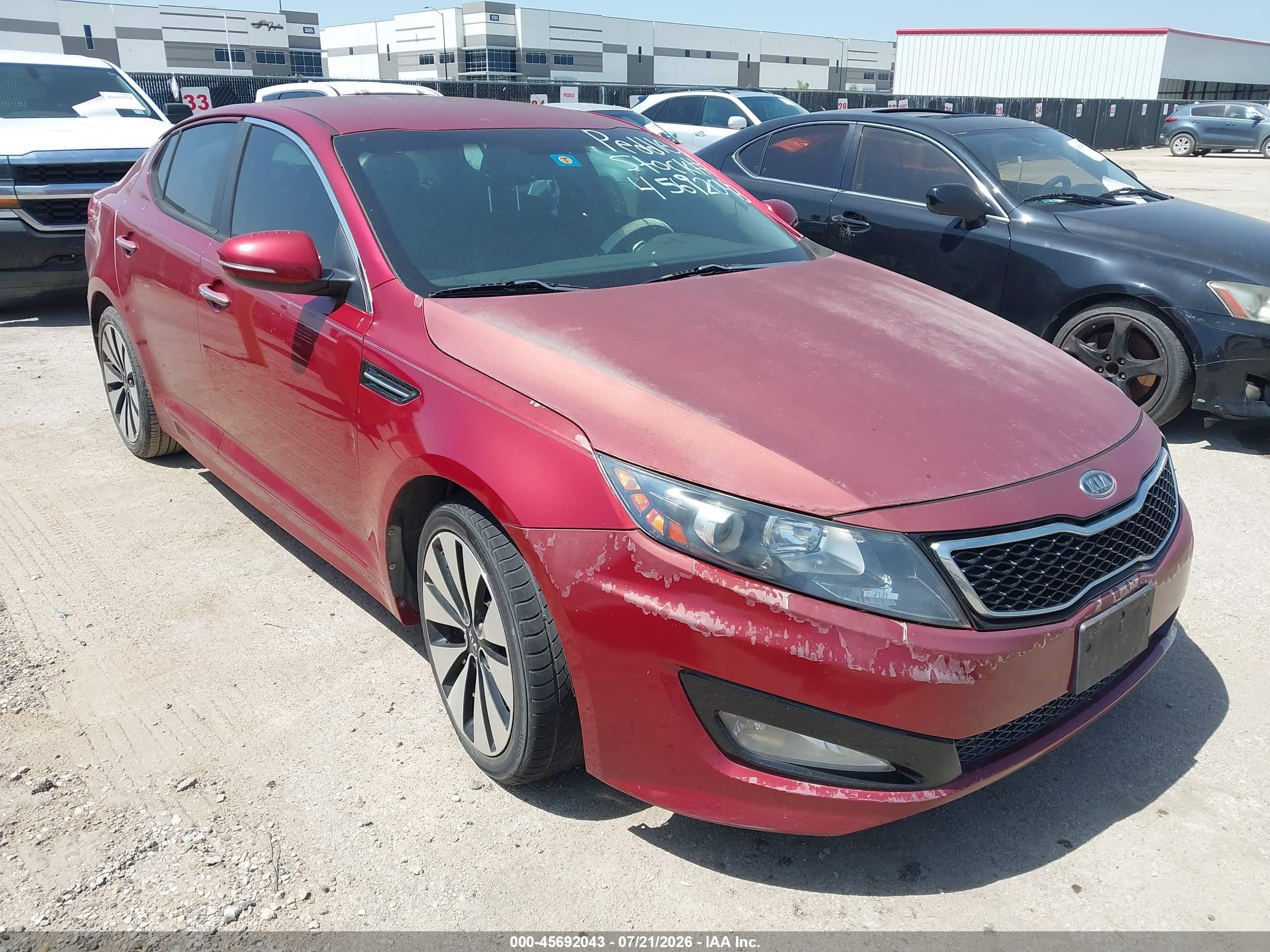 2012 Kia Optima Sx Silver vin: 5XXGR4A64CG046870
