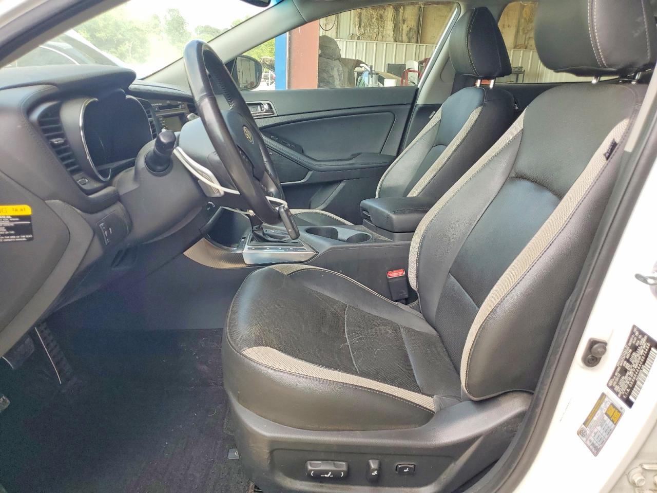 2012 Kia Optima Sx White vin: 5XXGR4A64CG074488