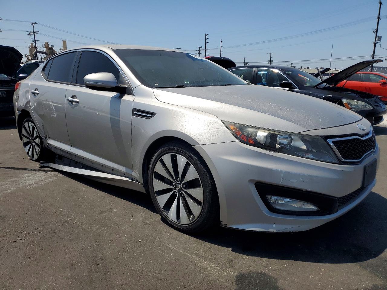 2013 Kia Optima Sx Silver vin: 5XXGR4A64DG095813