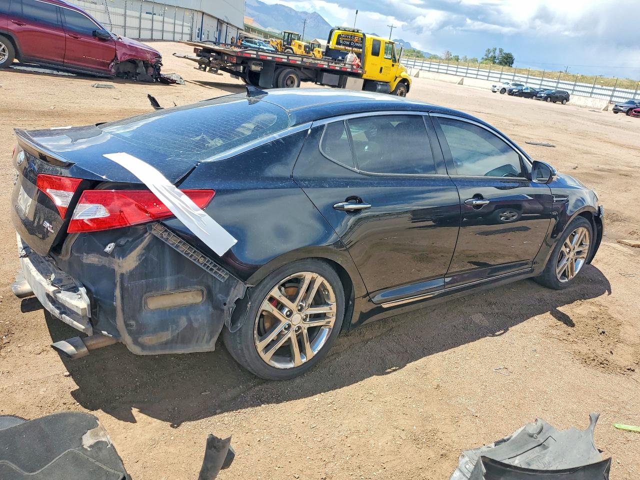 2013 Kia Optima Sx Black vin: 5XXGR4A64DG151698