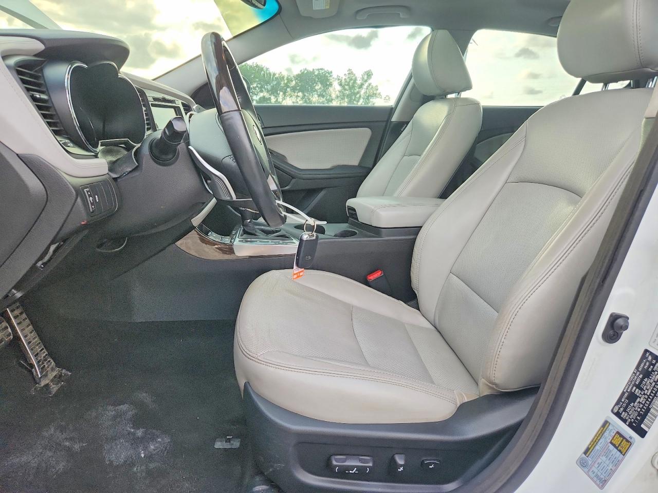 2013 Kia Optima Sx White vin: 5XXGR4A64DG228103