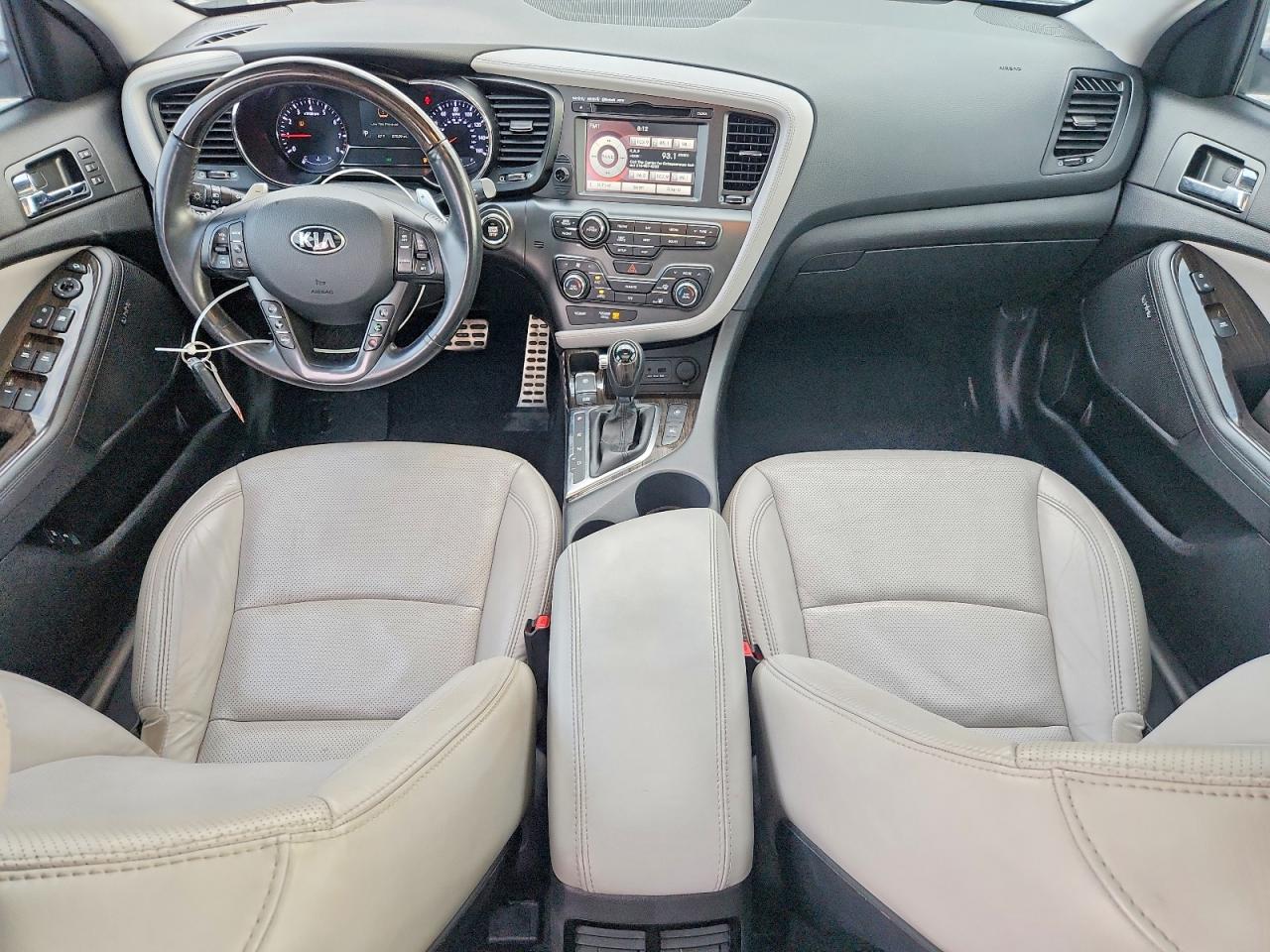 2013 Kia Optima Sx White vin: 5XXGR4A64DG228103