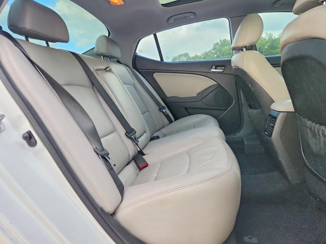 2013 Kia Optima Sx White vin: 5XXGR4A64DG228103