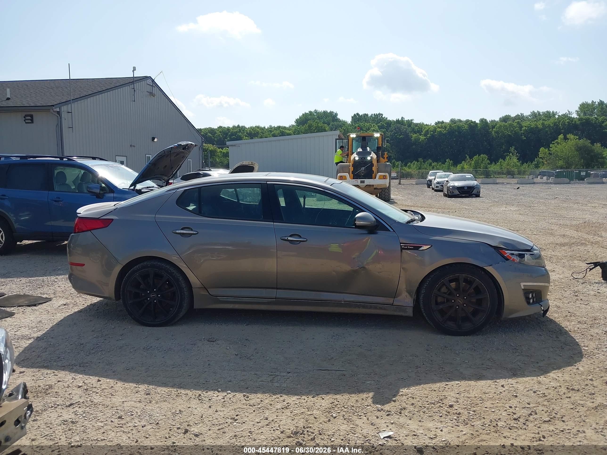 2015 Kia Optima Sxl Turbo Blue vin: 5XXGR4A64FG447288