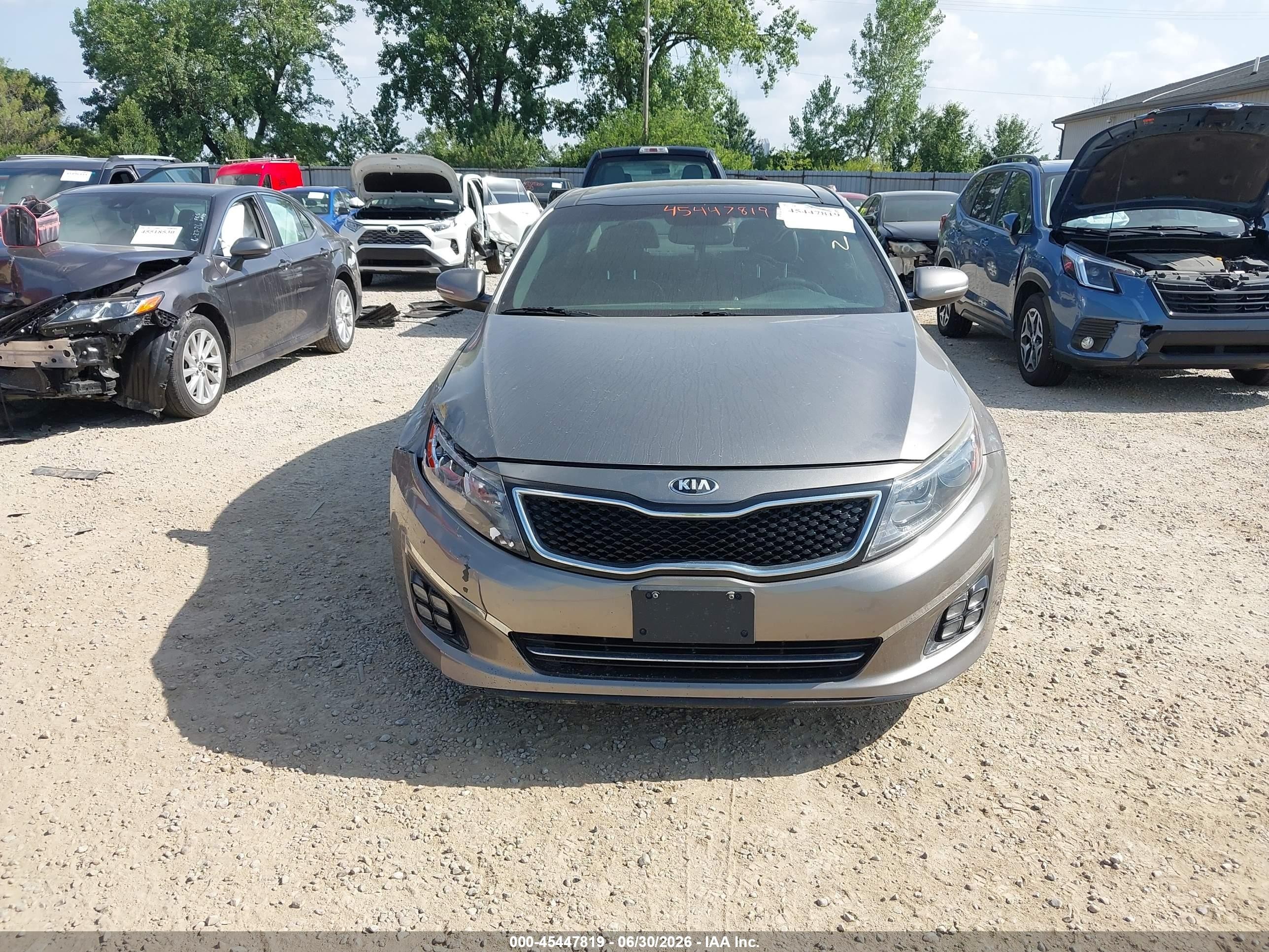 2015 Kia Optima Sxl Turbo Blue vin: 5XXGR4A64FG447288