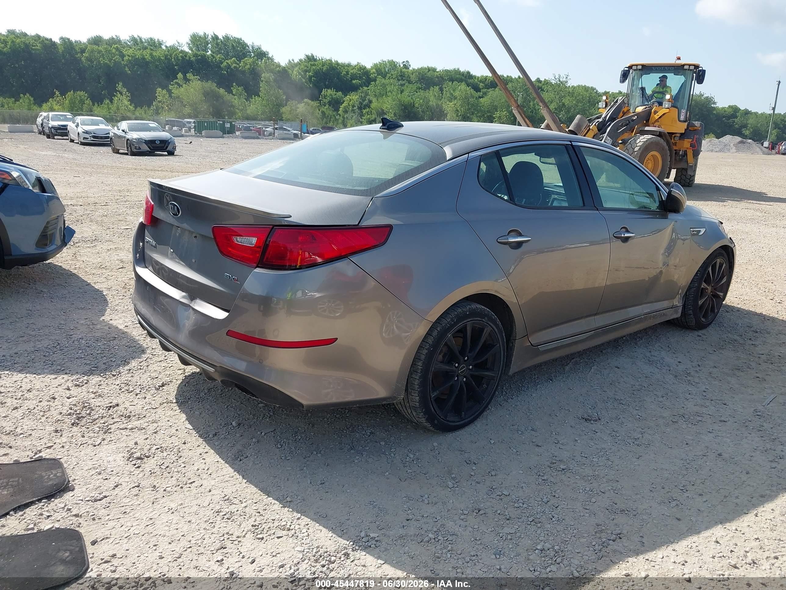 2015 Kia Optima Sxl Turbo Blue vin: 5XXGR4A64FG447288