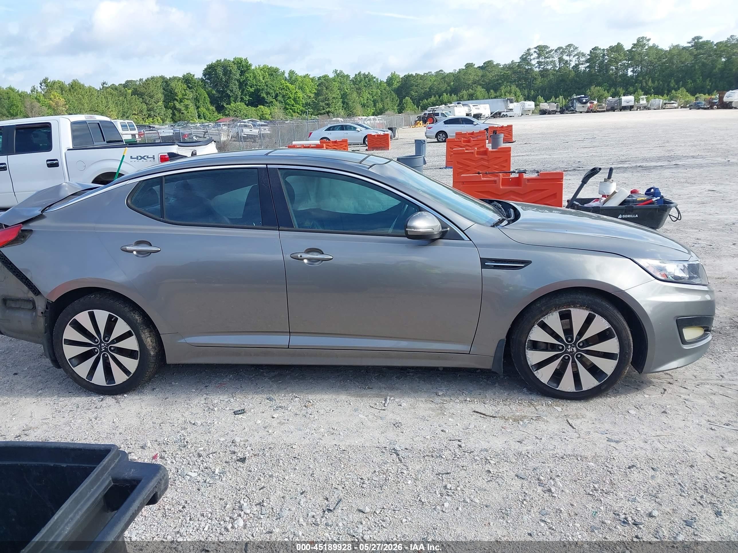 2012 Kia Optima Sx Gray vin: 5XXGR4A65CG014042