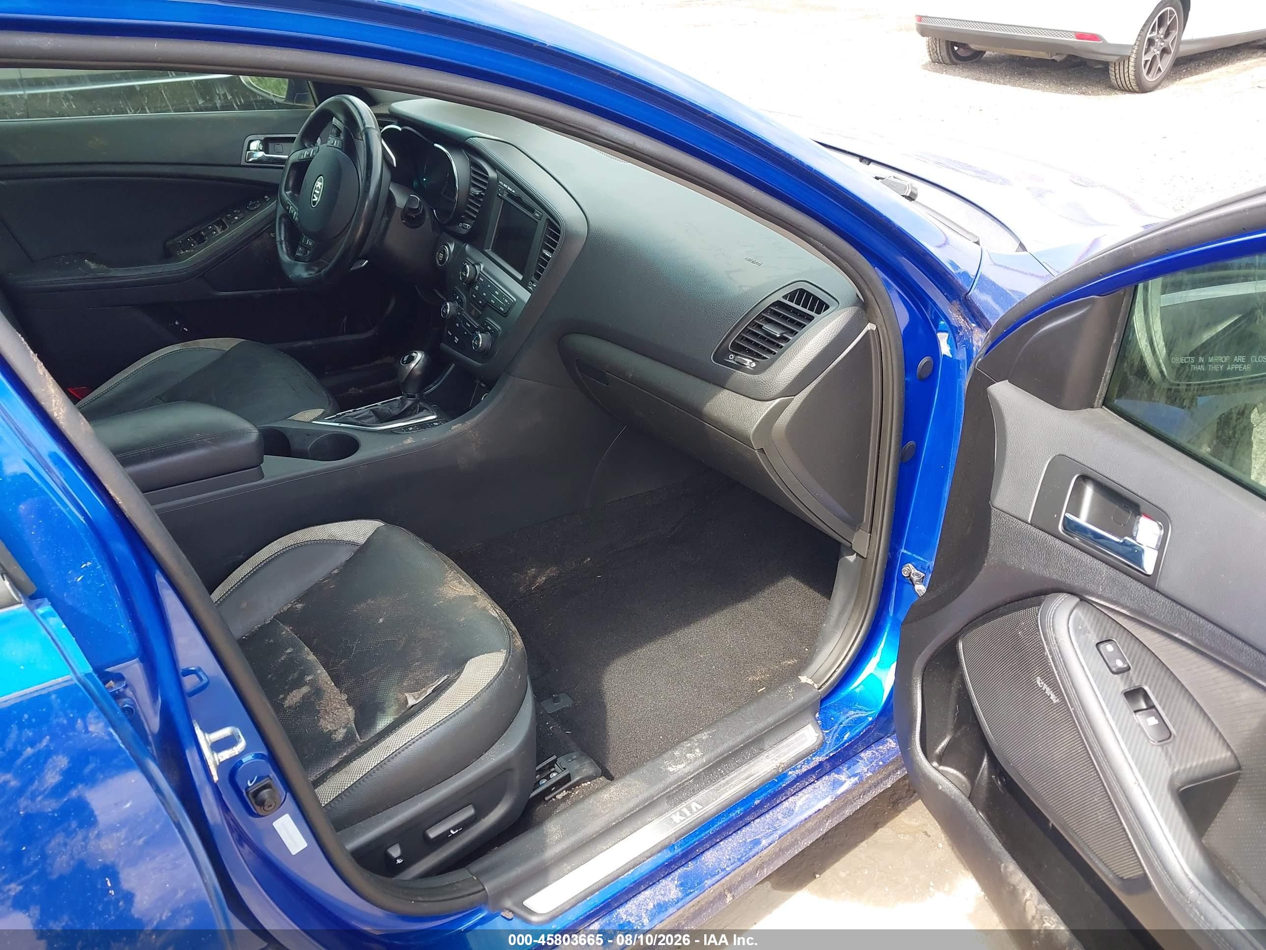 2012 Kia Optima Sx Синий vin: 5XXGR4A65CG019760