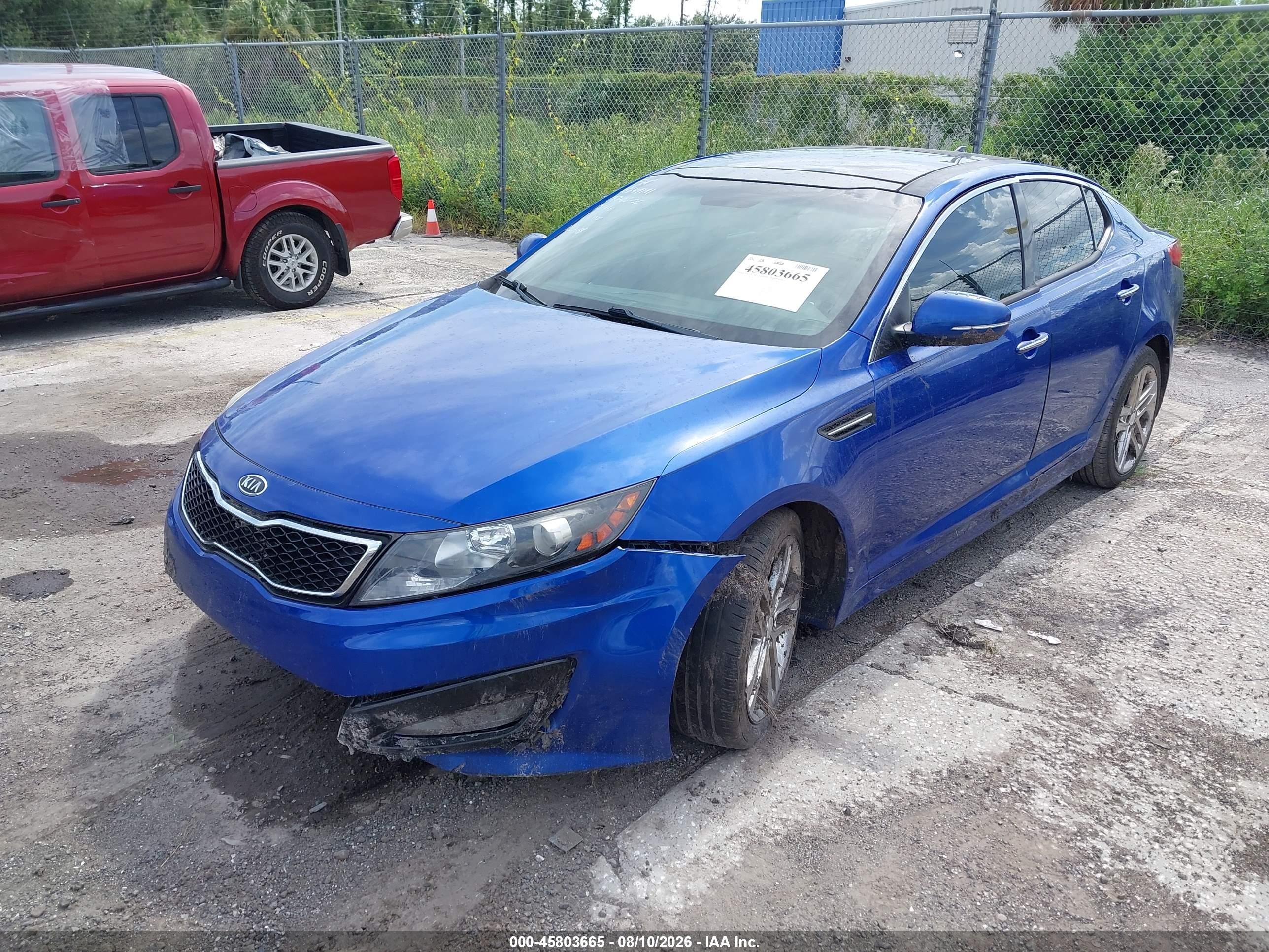 2012 Kia Optima Sx Синий vin: 5XXGR4A65CG019760