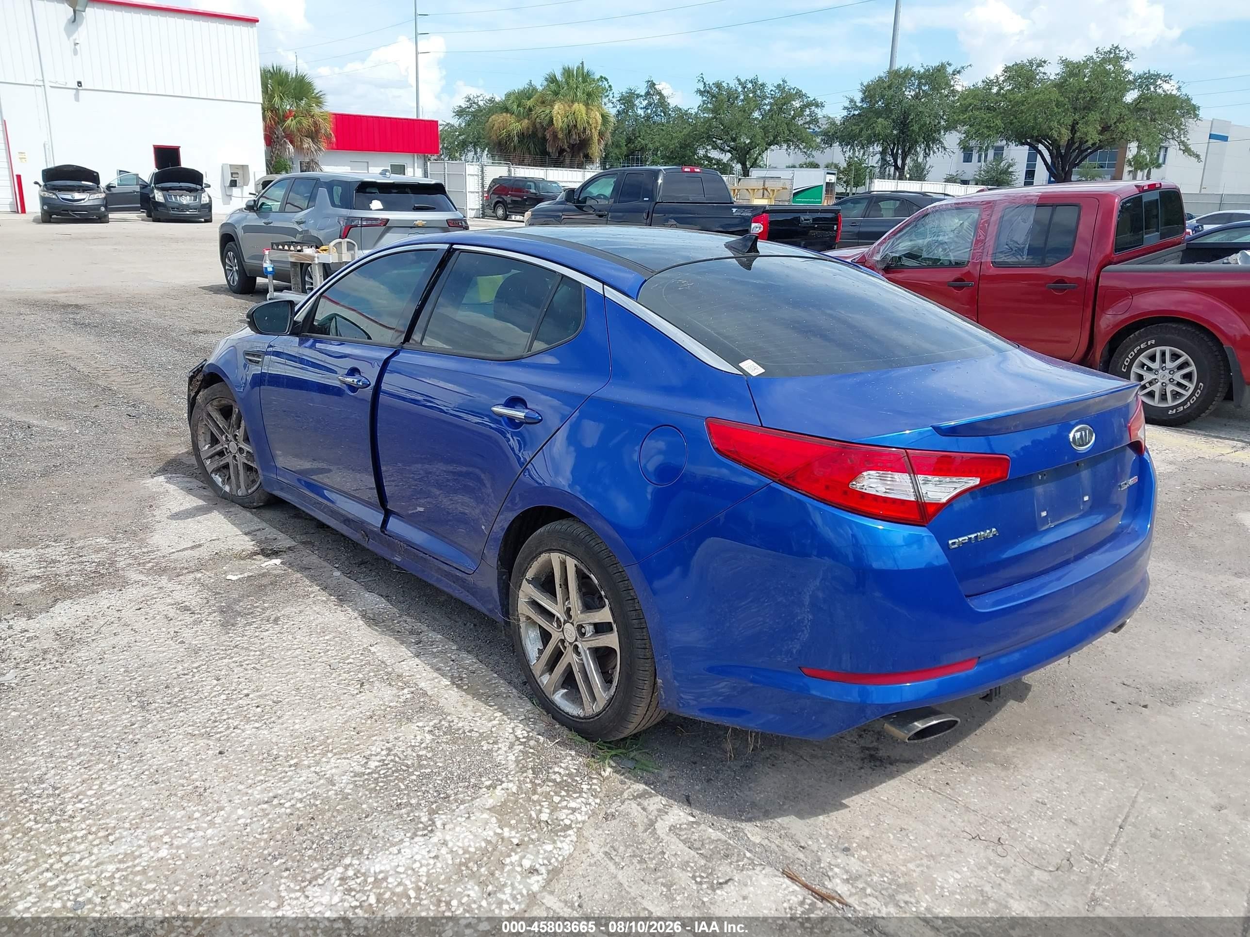 2012 Kia Optima Sx Синий vin: 5XXGR4A65CG019760