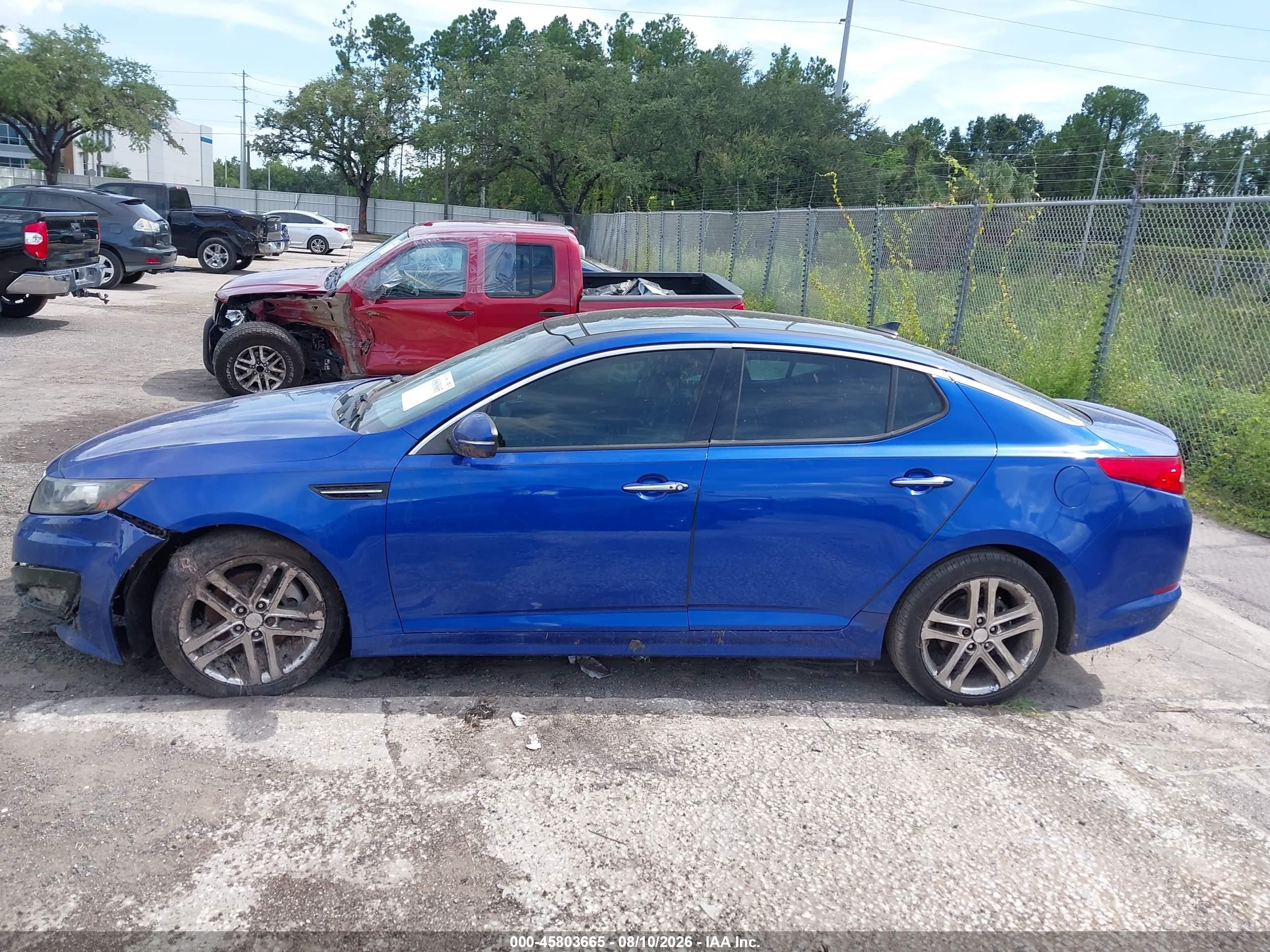 2012 Kia Optima Sx Синий vin: 5XXGR4A65CG019760