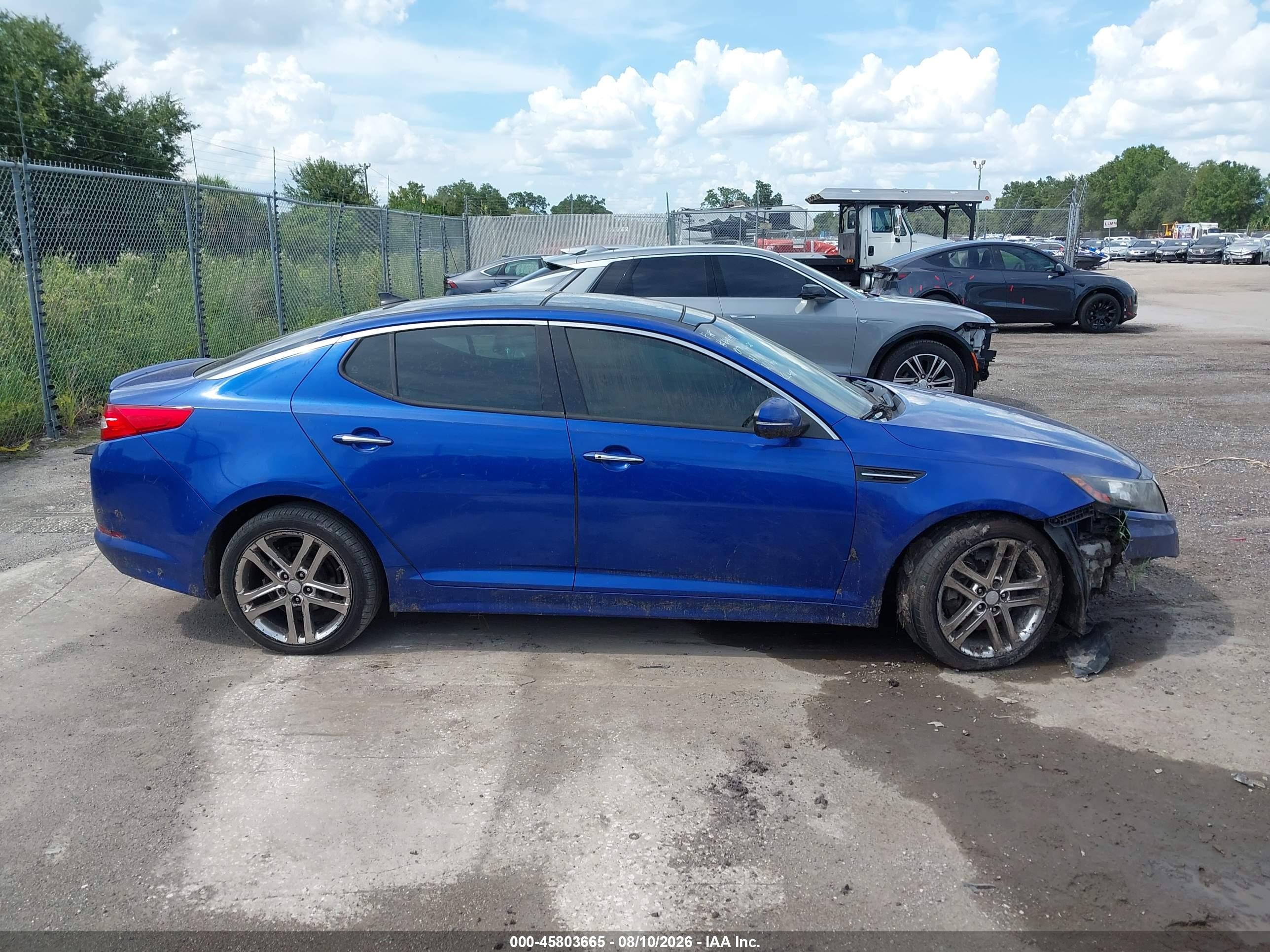 2012 Kia Optima Sx Синий vin: 5XXGR4A65CG019760
