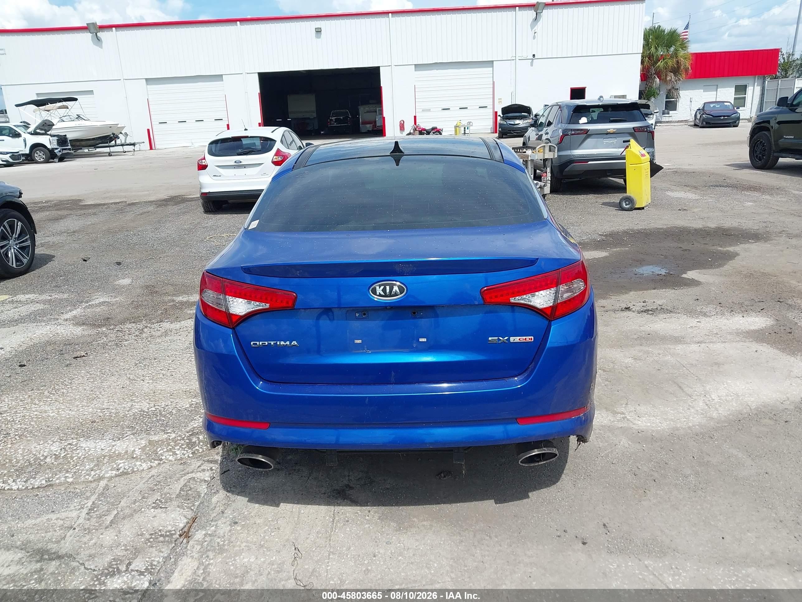 2012 Kia Optima Sx Синий vin: 5XXGR4A65CG019760