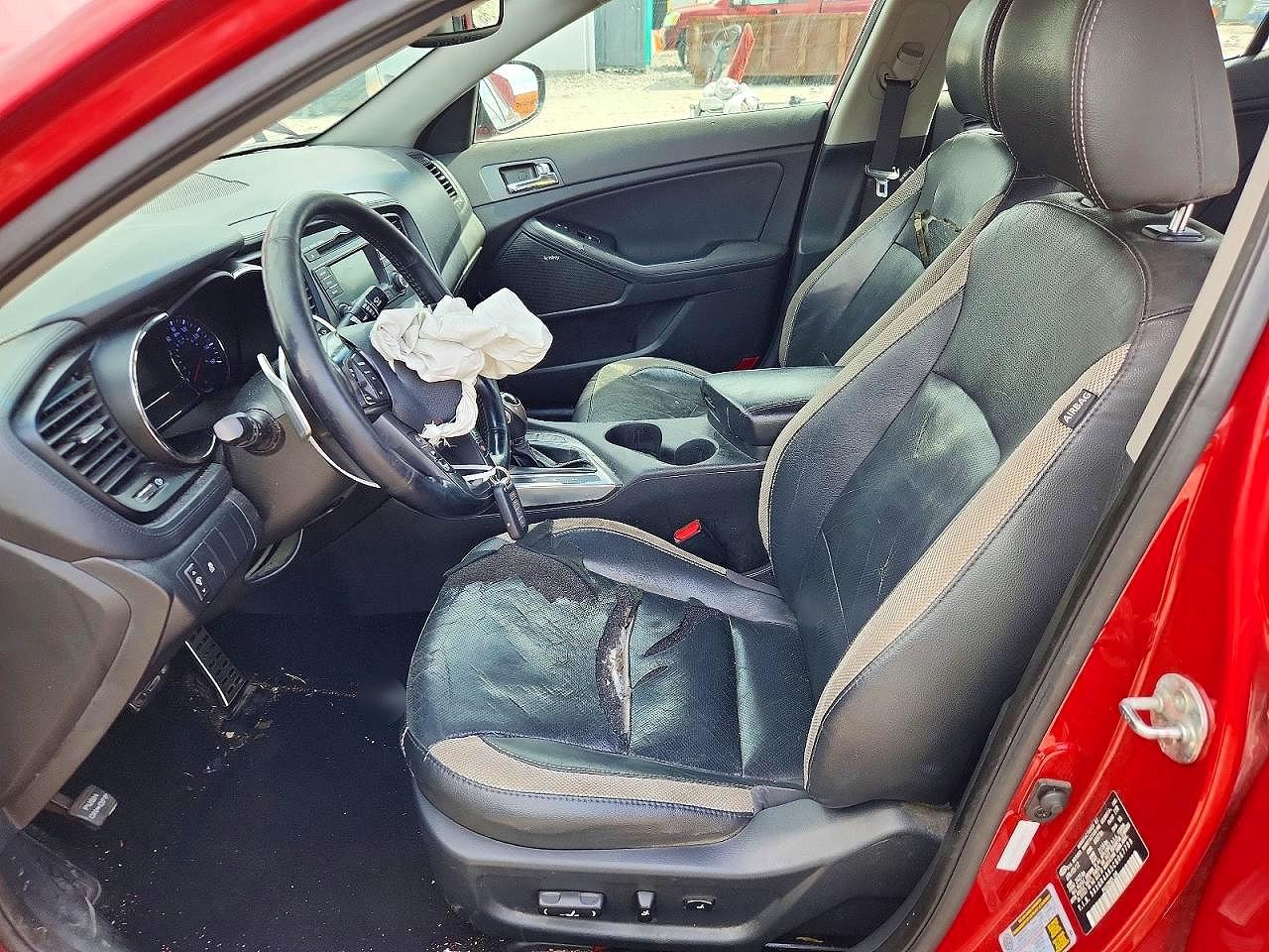 2012 Kia Optima Sx Red vin: 5XXGR4A65CG067789