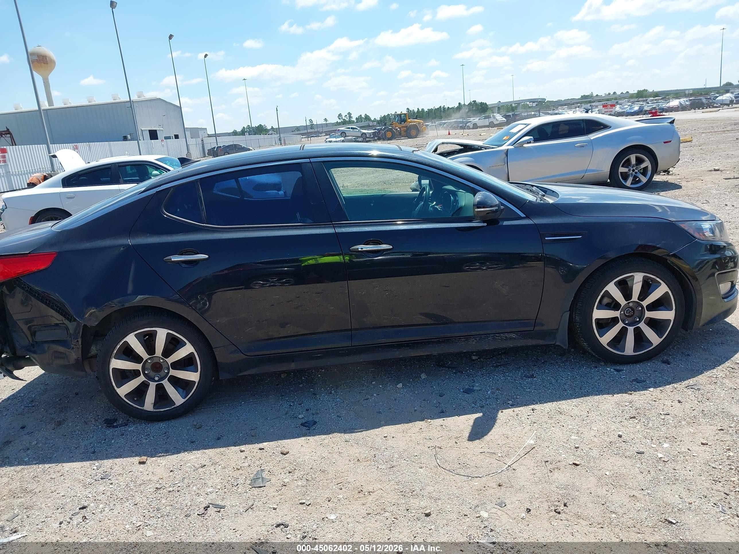 2012 Kia Optima Sx Black vin: 5XXGR4A65CG078386