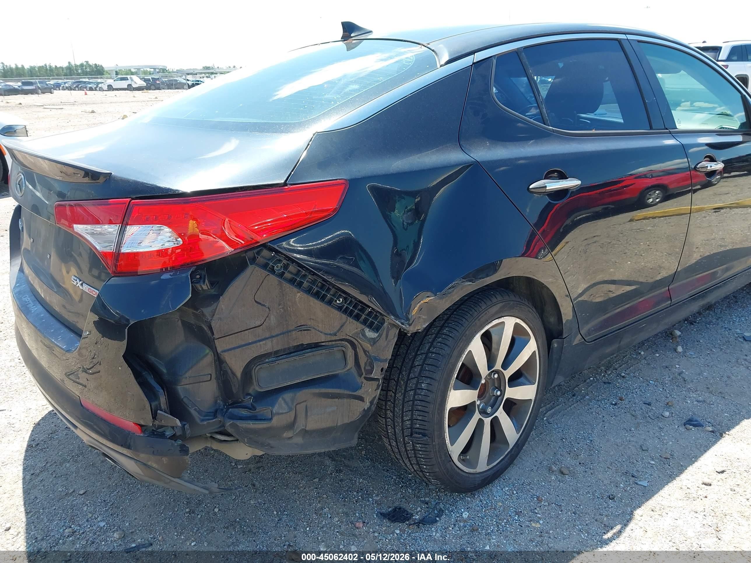 2012 Kia Optima Sx Black vin: 5XXGR4A65CG078386