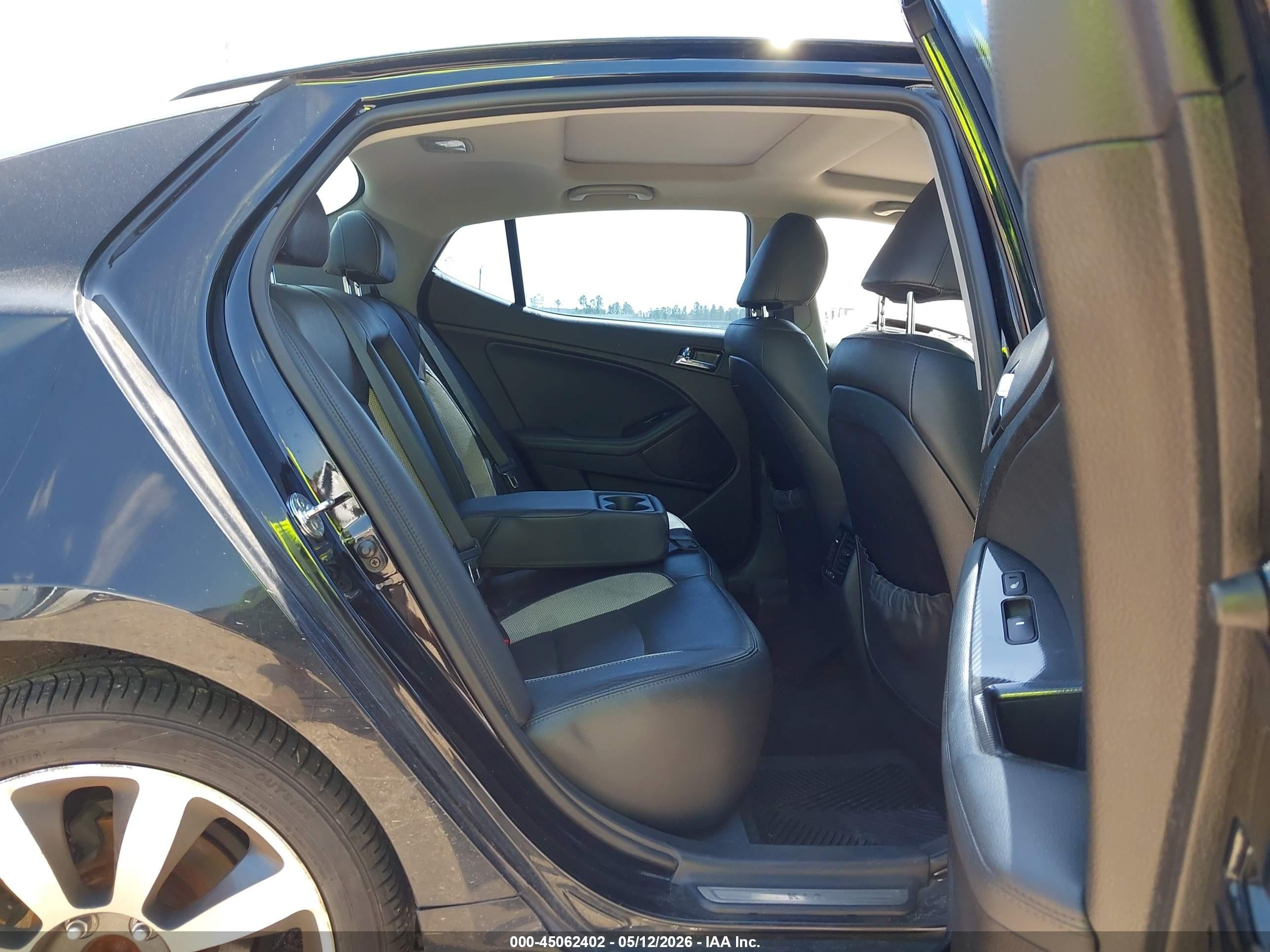 2012 Kia Optima Sx Black vin: 5XXGR4A65CG078386