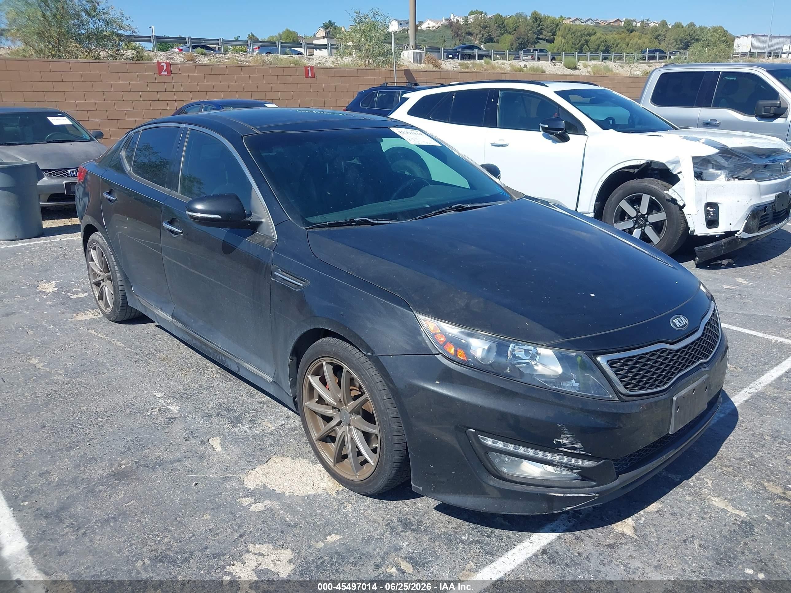 2013 Kia Optima Sx Black vin: 5XXGR4A65DG088286