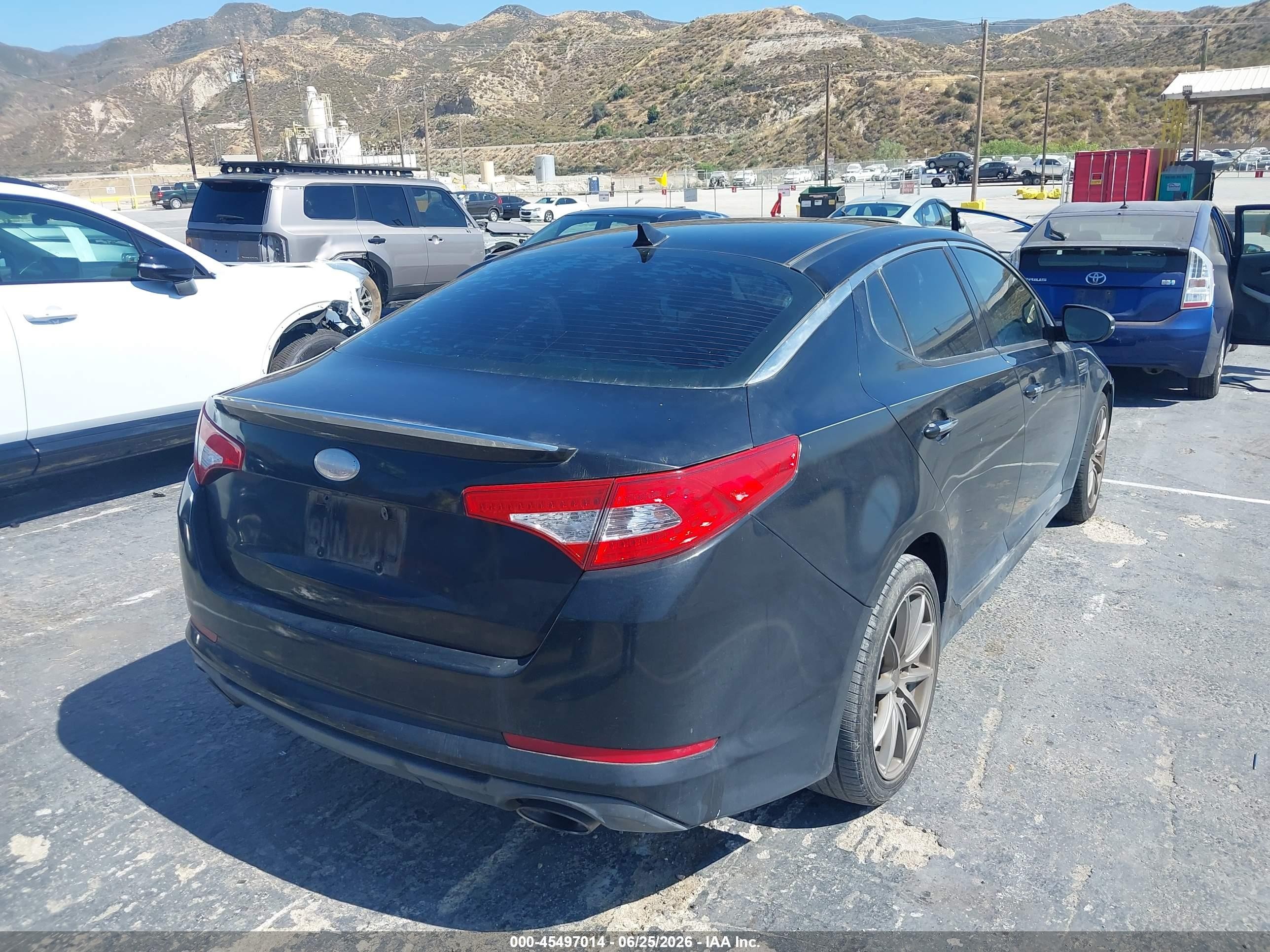 2013 Kia Optima Sx Black vin: 5XXGR4A65DG088286
