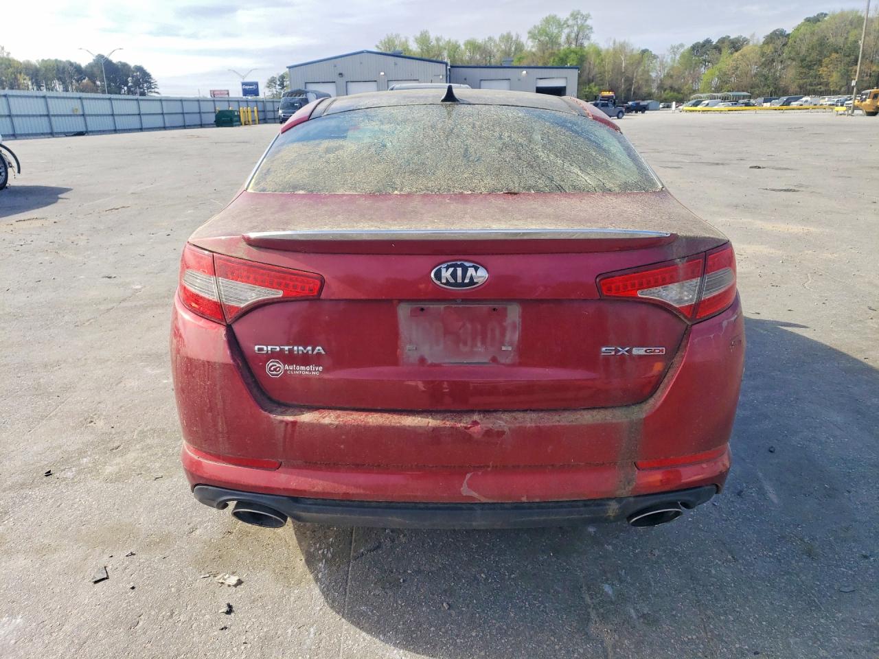 2013 Kia Optima Sx Бордовый vin: 5XXGR4A65DG109671