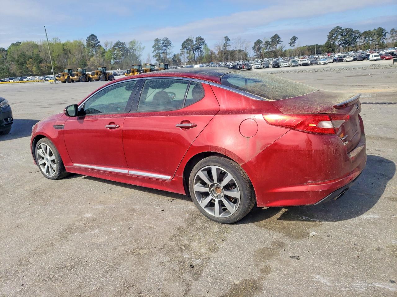 2013 Kia Optima Sx Бордовый vin: 5XXGR4A65DG109671