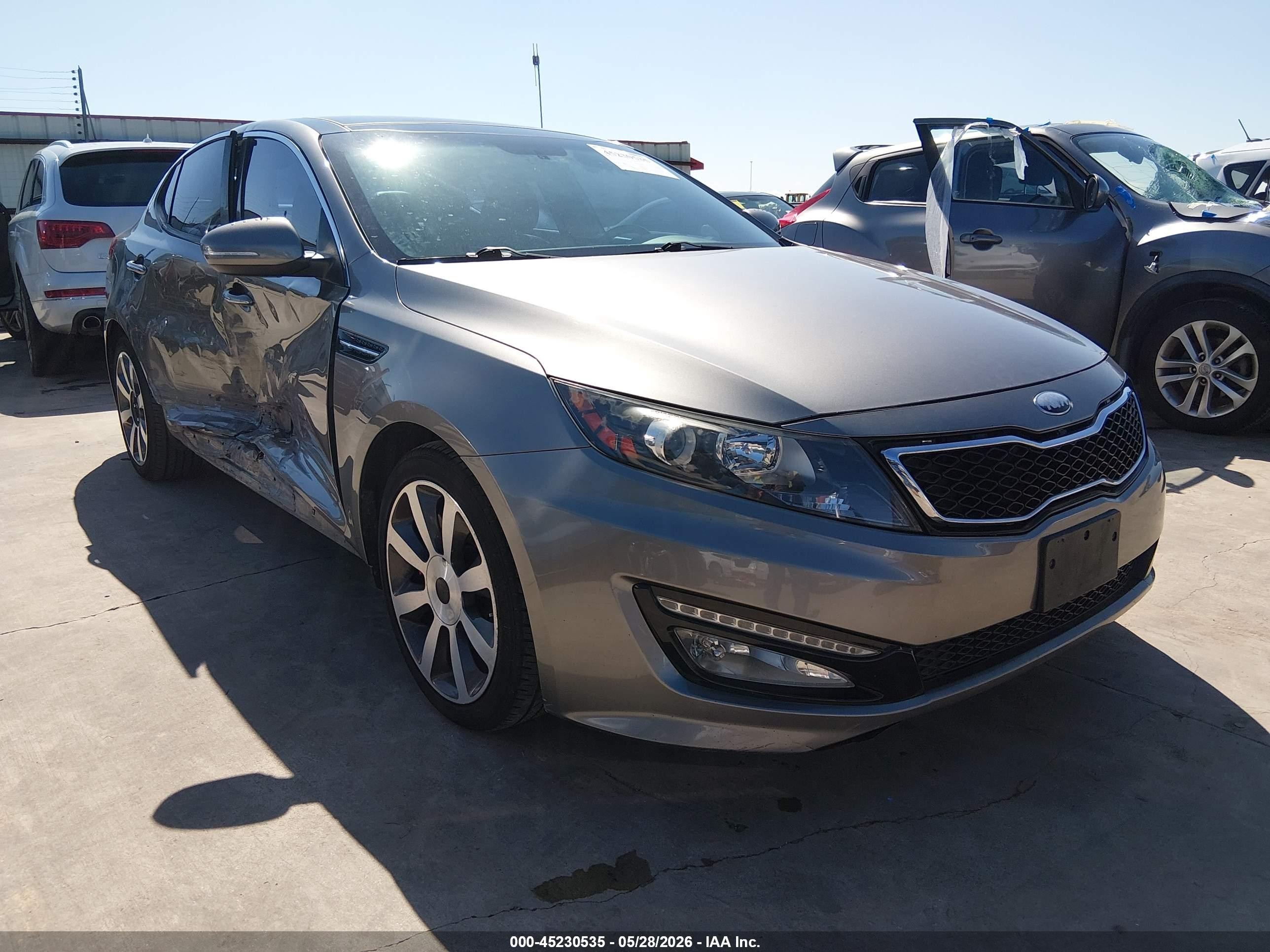 2013 Kia Optima Sx Gray vin: 5XXGR4A65DG172849