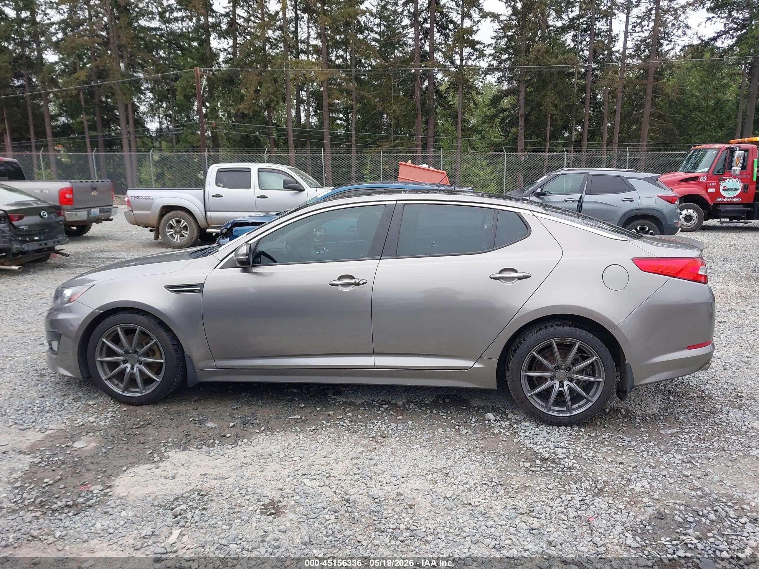 2013 Kia Optima Sx Gray vin: 5XXGR4A65DG191269