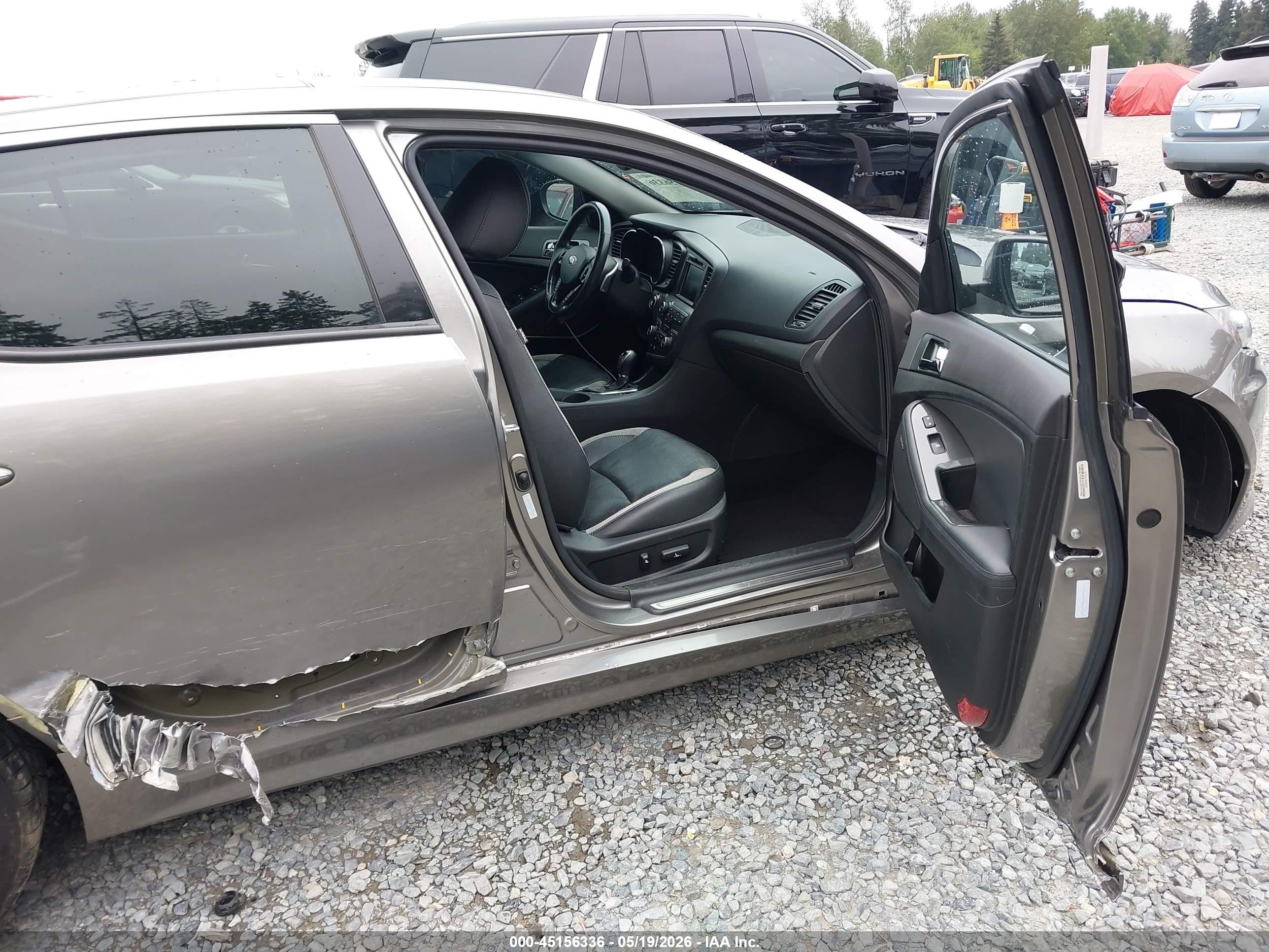 2013 Kia Optima Sx Gray vin: 5XXGR4A65DG191269