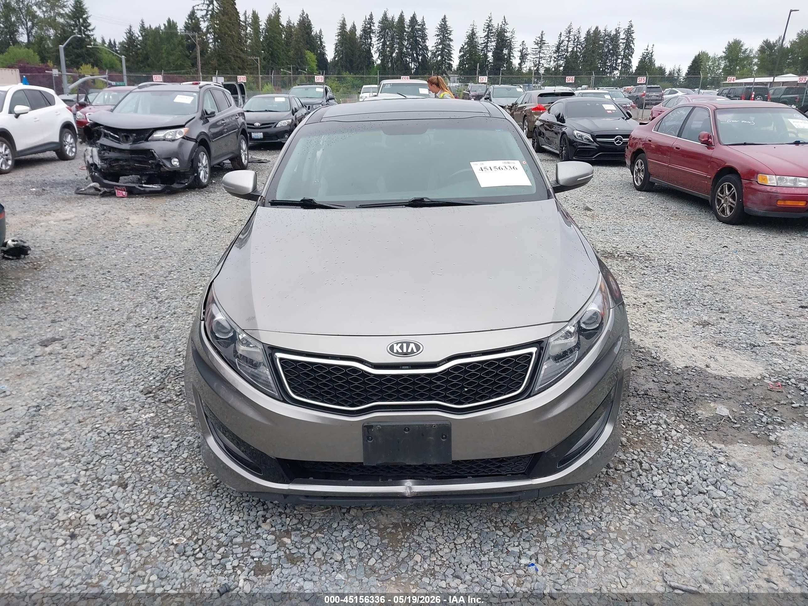 2013 Kia Optima Sx Gray vin: 5XXGR4A65DG191269