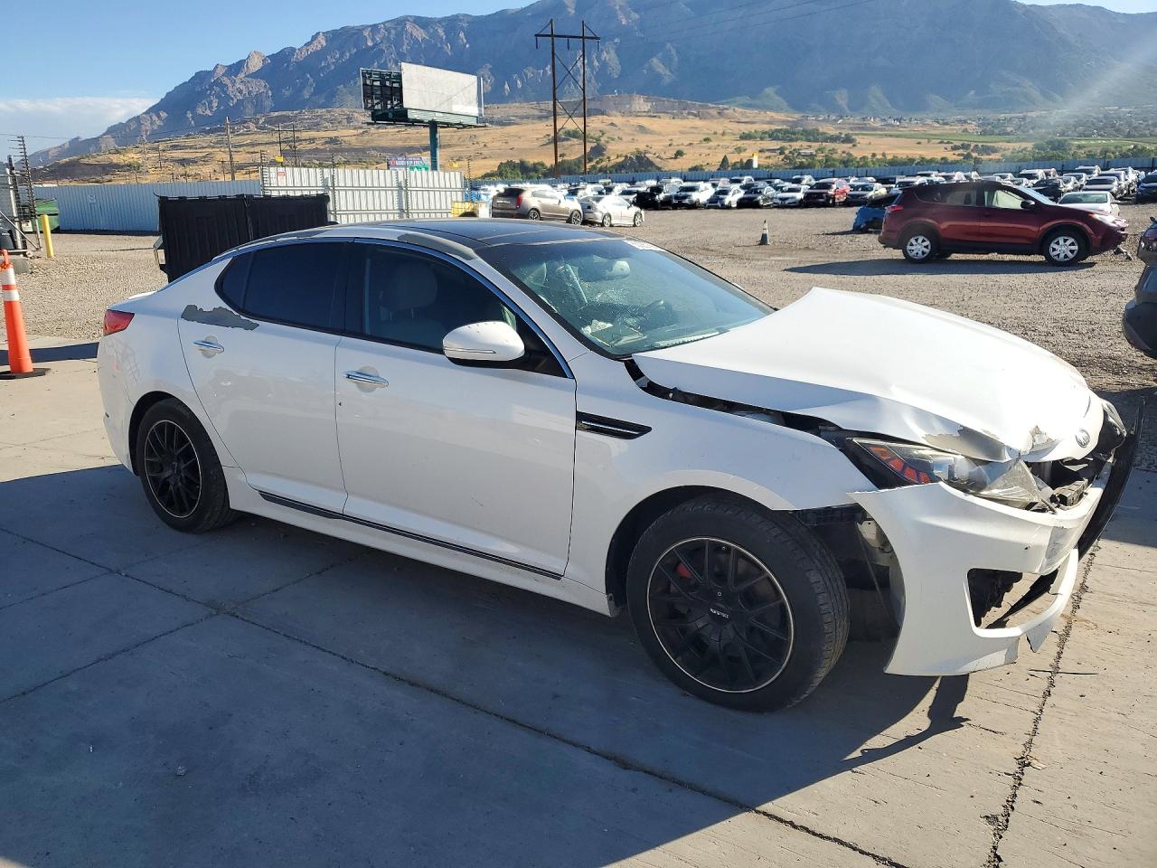 2013 Kia Optima Sx White vin: 5XXGR4A65DG229406