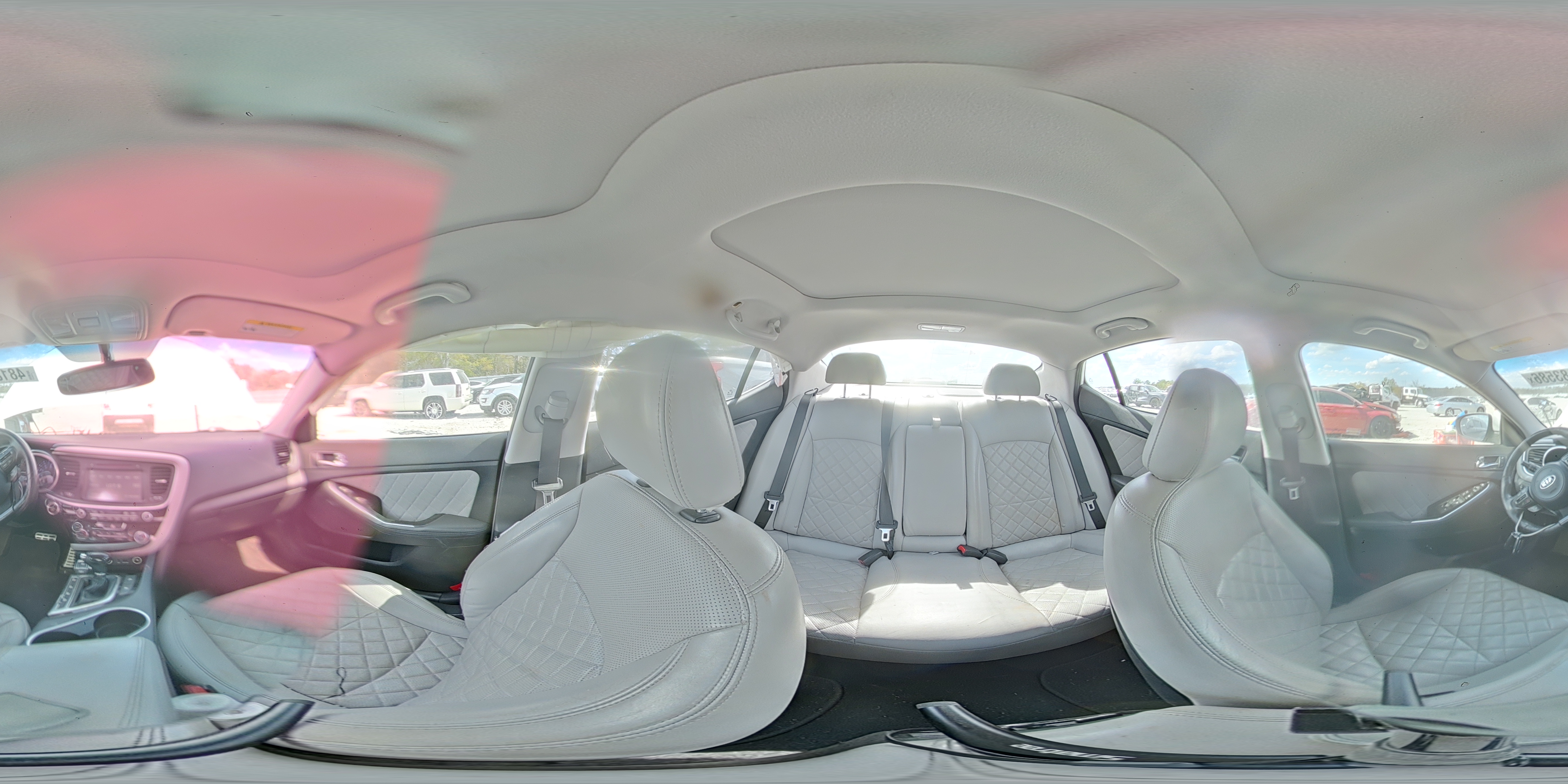 2014 Kia Optima Sxl Turbo Белый vin: 5XXGR4A65EG282141