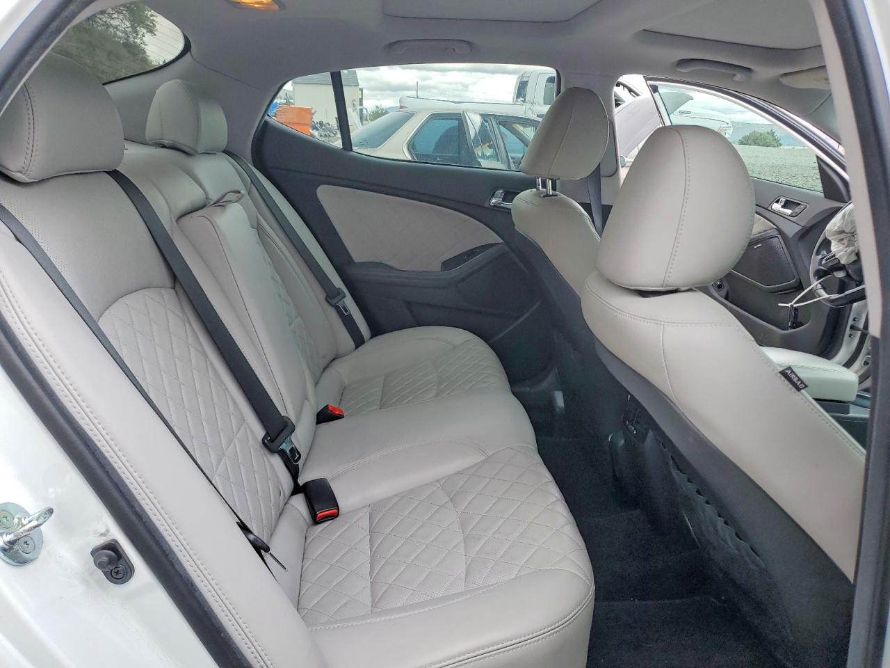 2014 Kia Optima Sx White vin: 5XXGR4A65EG349403