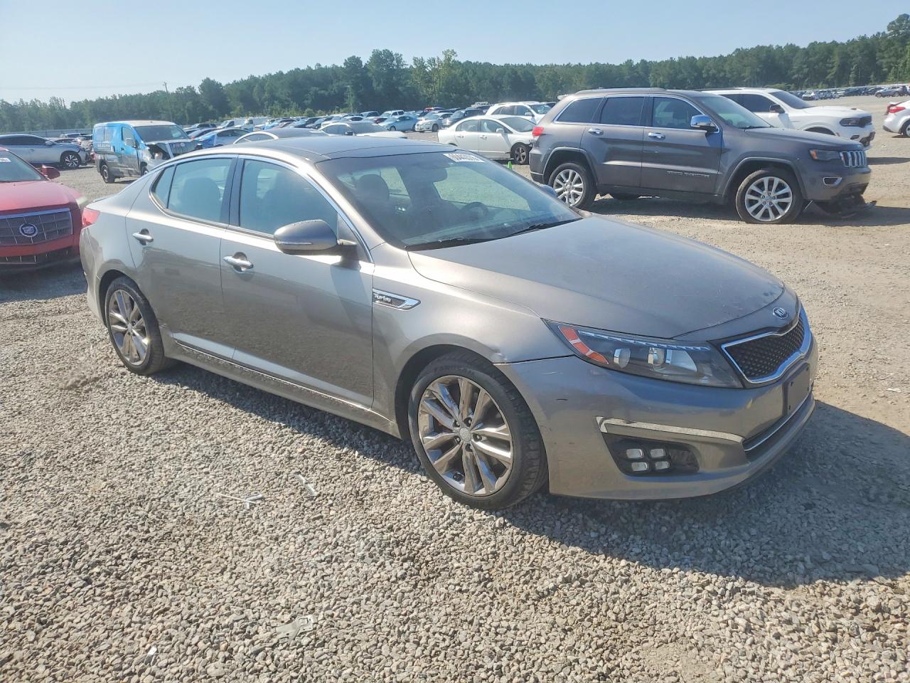 2015 Kia Optima Sx Gray vin: 5XXGR4A65FG371449