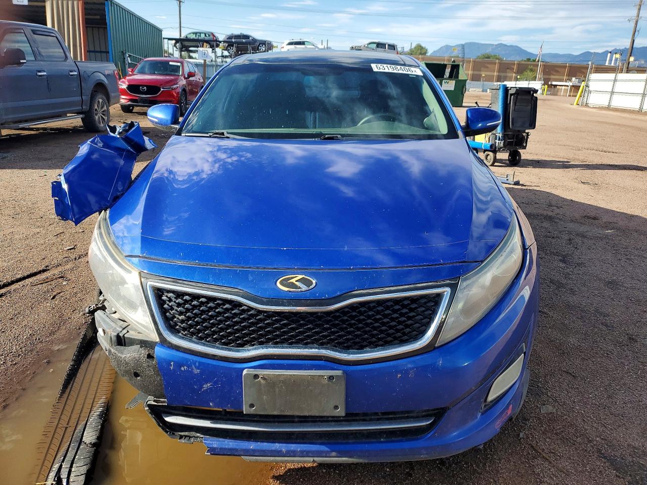2015 Kia Optima Sx Blue vin: 5XXGR4A65FG435988