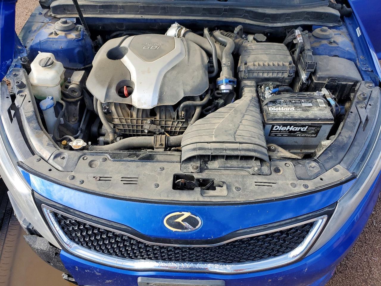 2015 Kia Optima Sx Blue vin: 5XXGR4A65FG435988