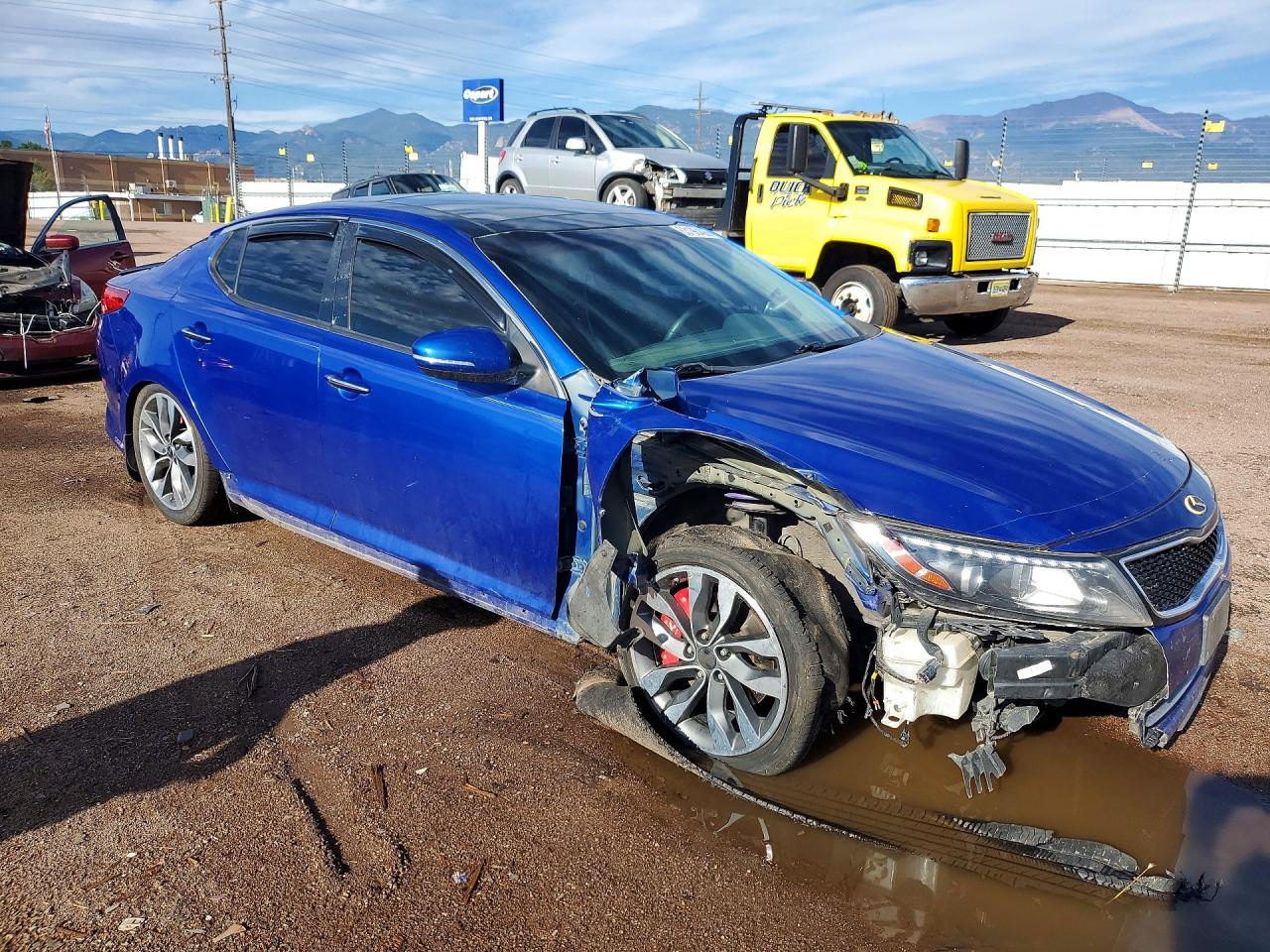 2015 Kia Optima Sx Blue vin: 5XXGR4A65FG435988