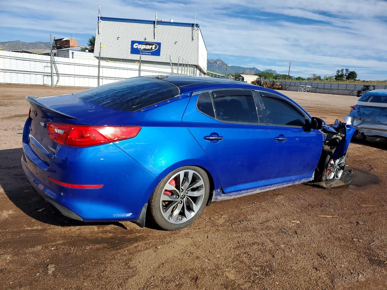 2015 Kia Optima Sx Blue vin: 5XXGR4A65FG435988