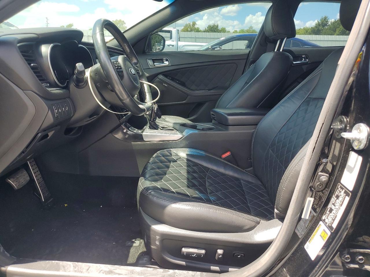 2015 Kia Optima Sx Черный vin: 5XXGR4A65FG449356